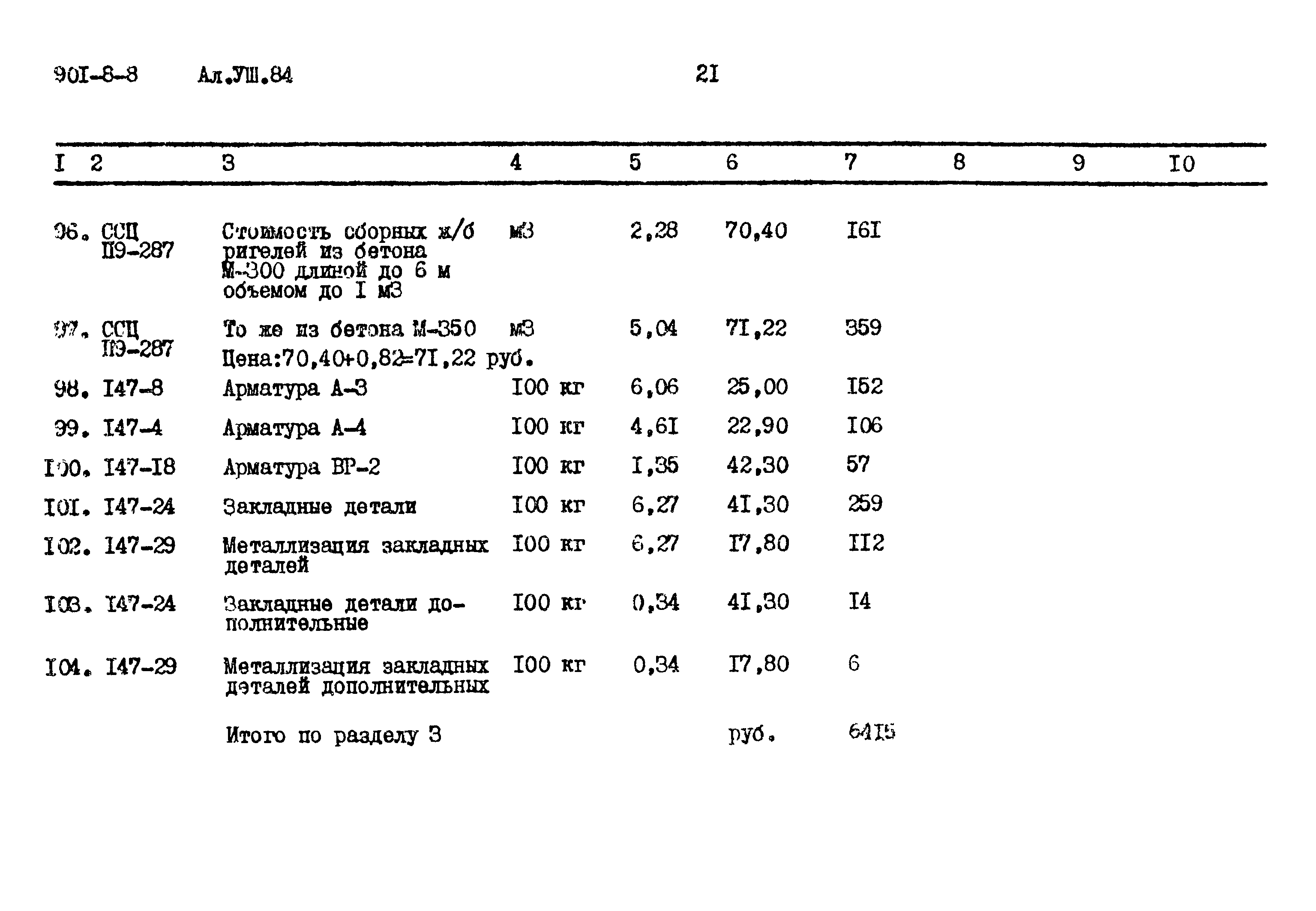 Типовой проект 901-8-8