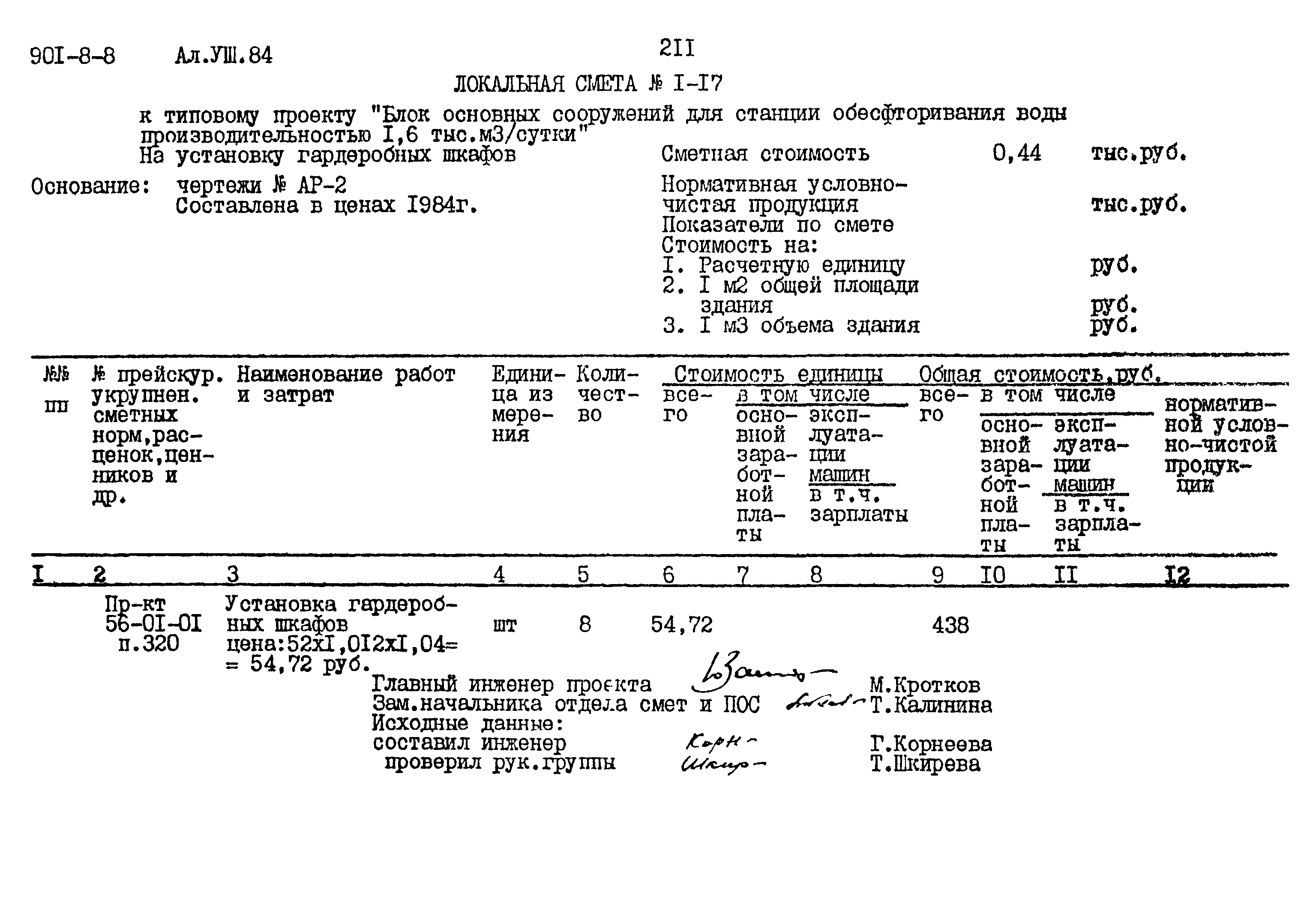Типовой проект 901-8-8