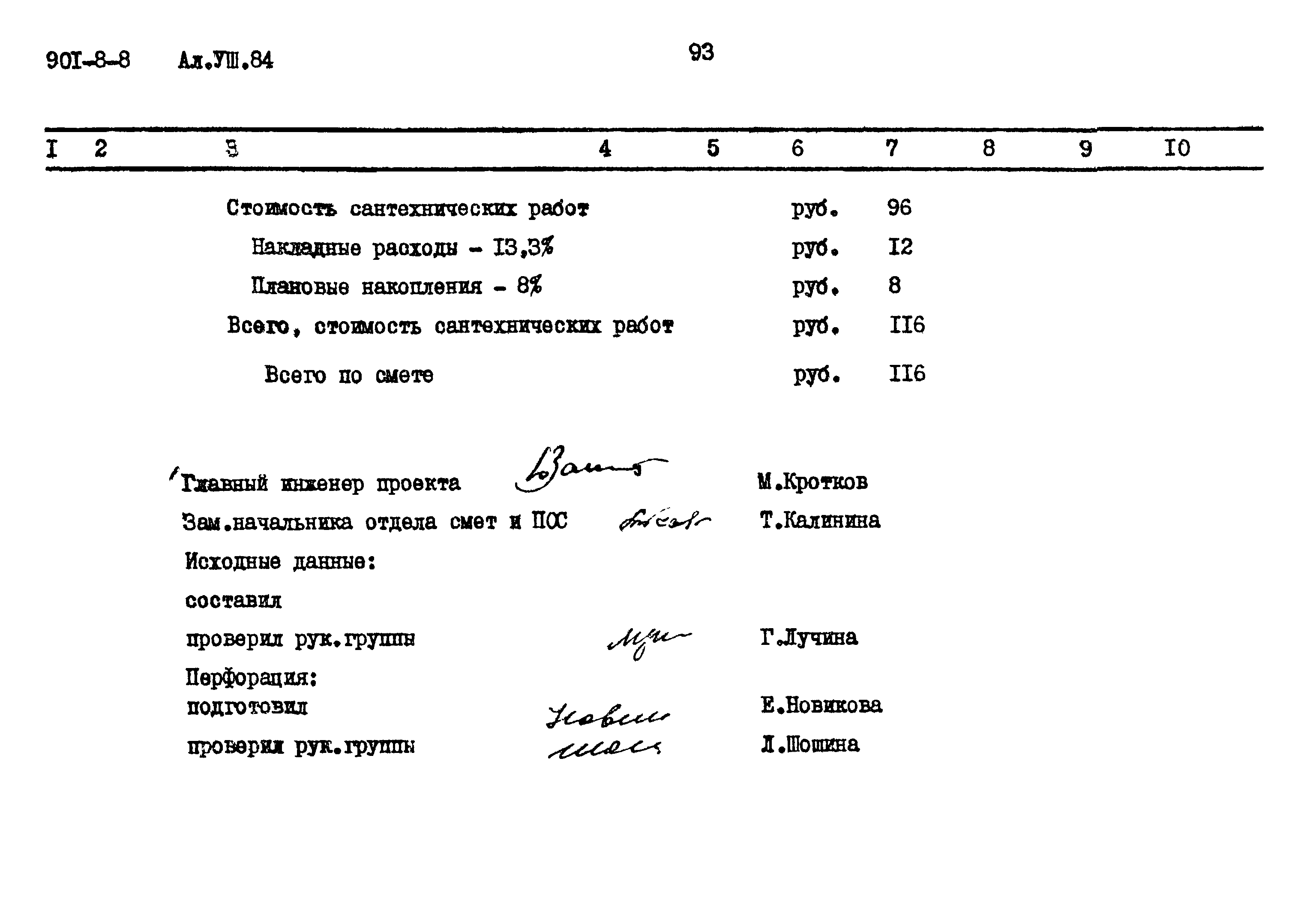Типовой проект 901-8-8