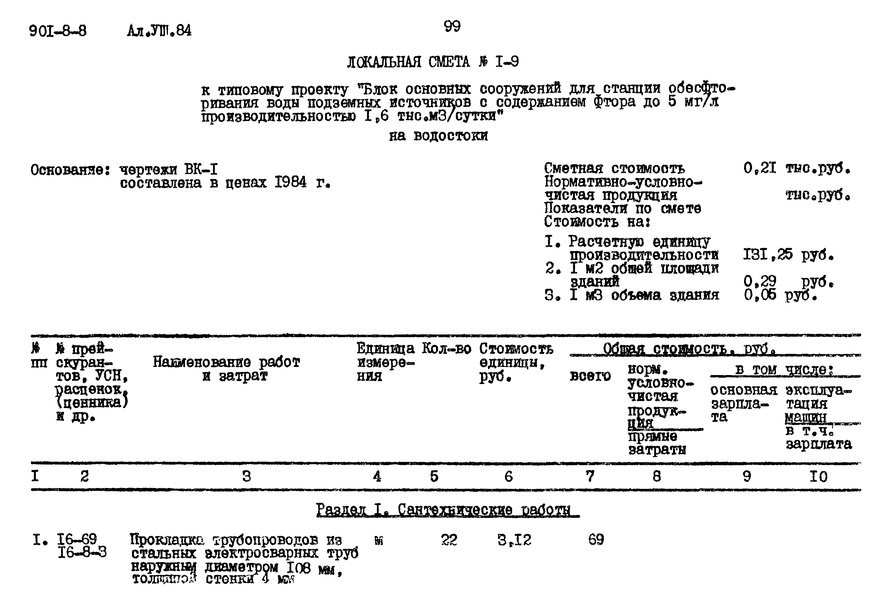 Типовой проект 901-8-8