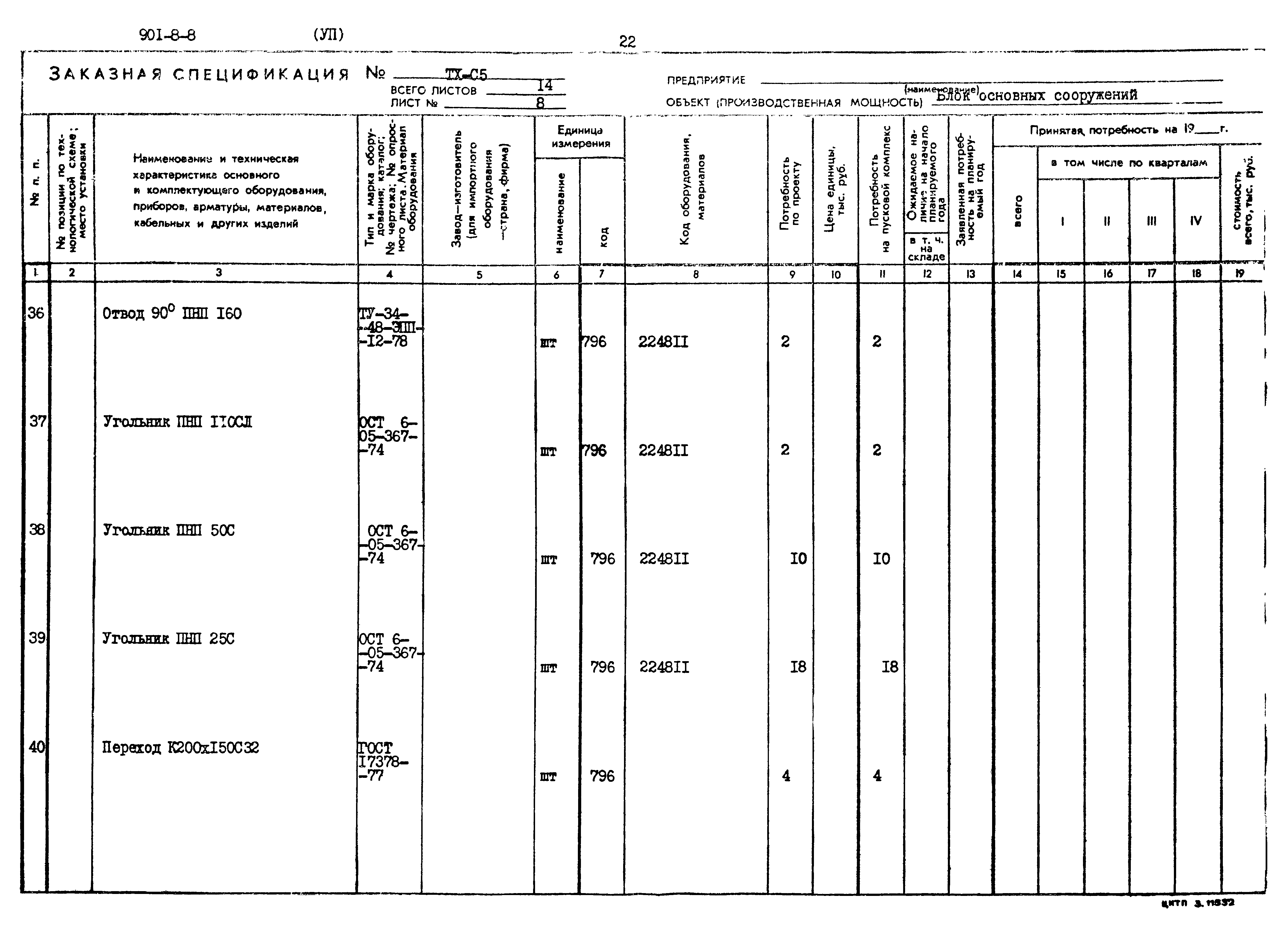 Типовой проект 901-8-8