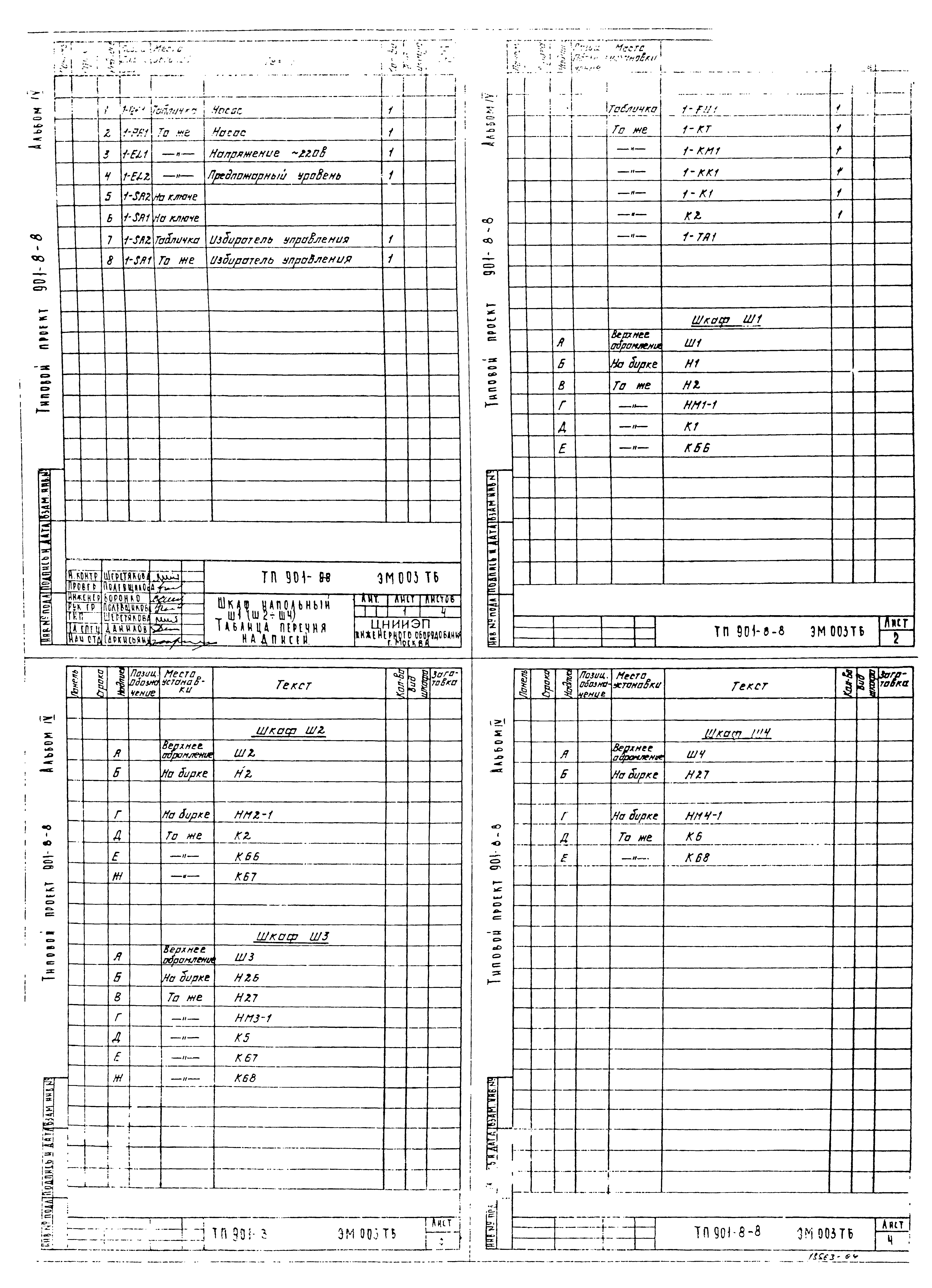 Типовой проект 901-8-8