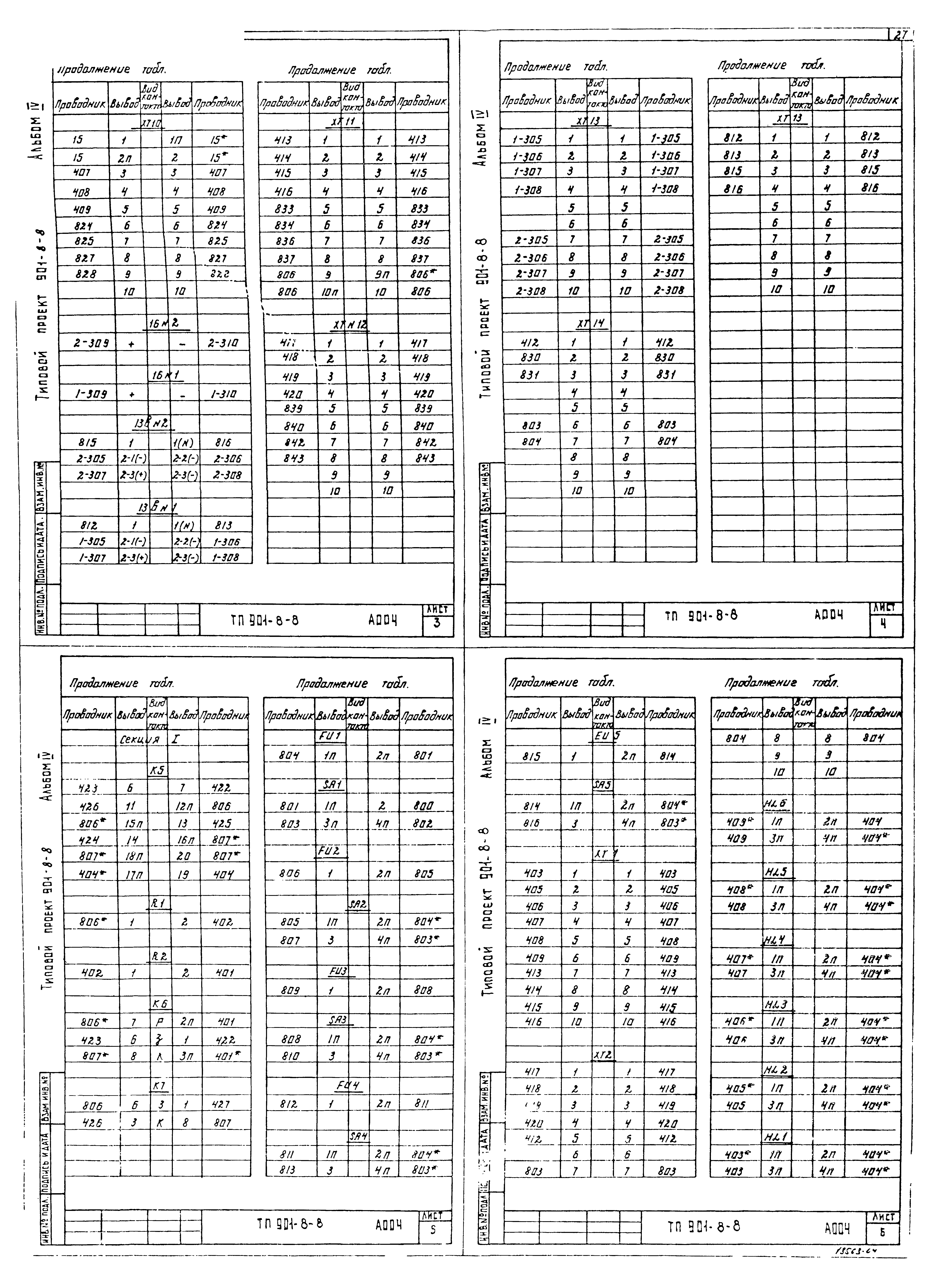 Типовой проект 901-8-8