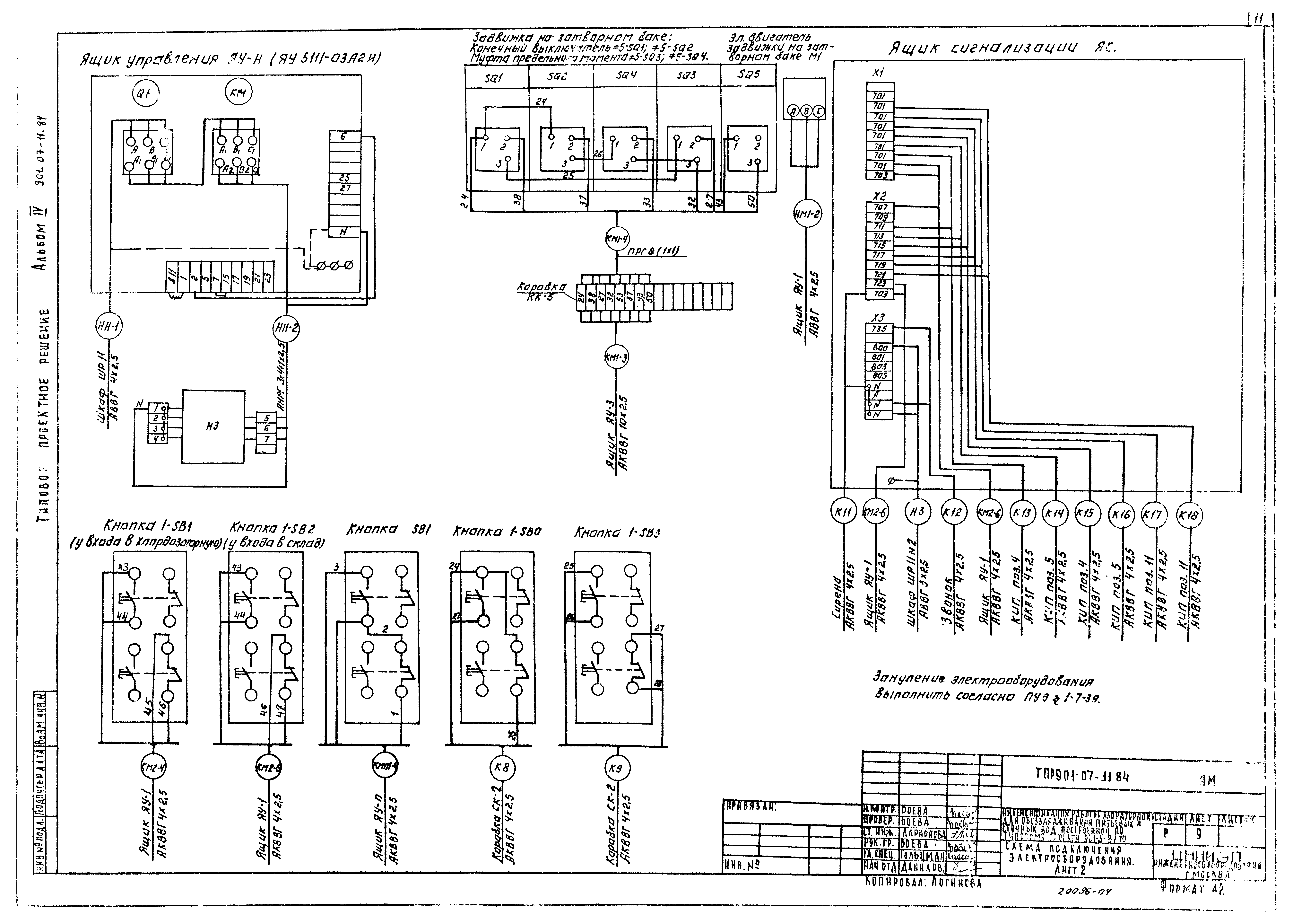 Типовые проектные решения 901-07-10.84