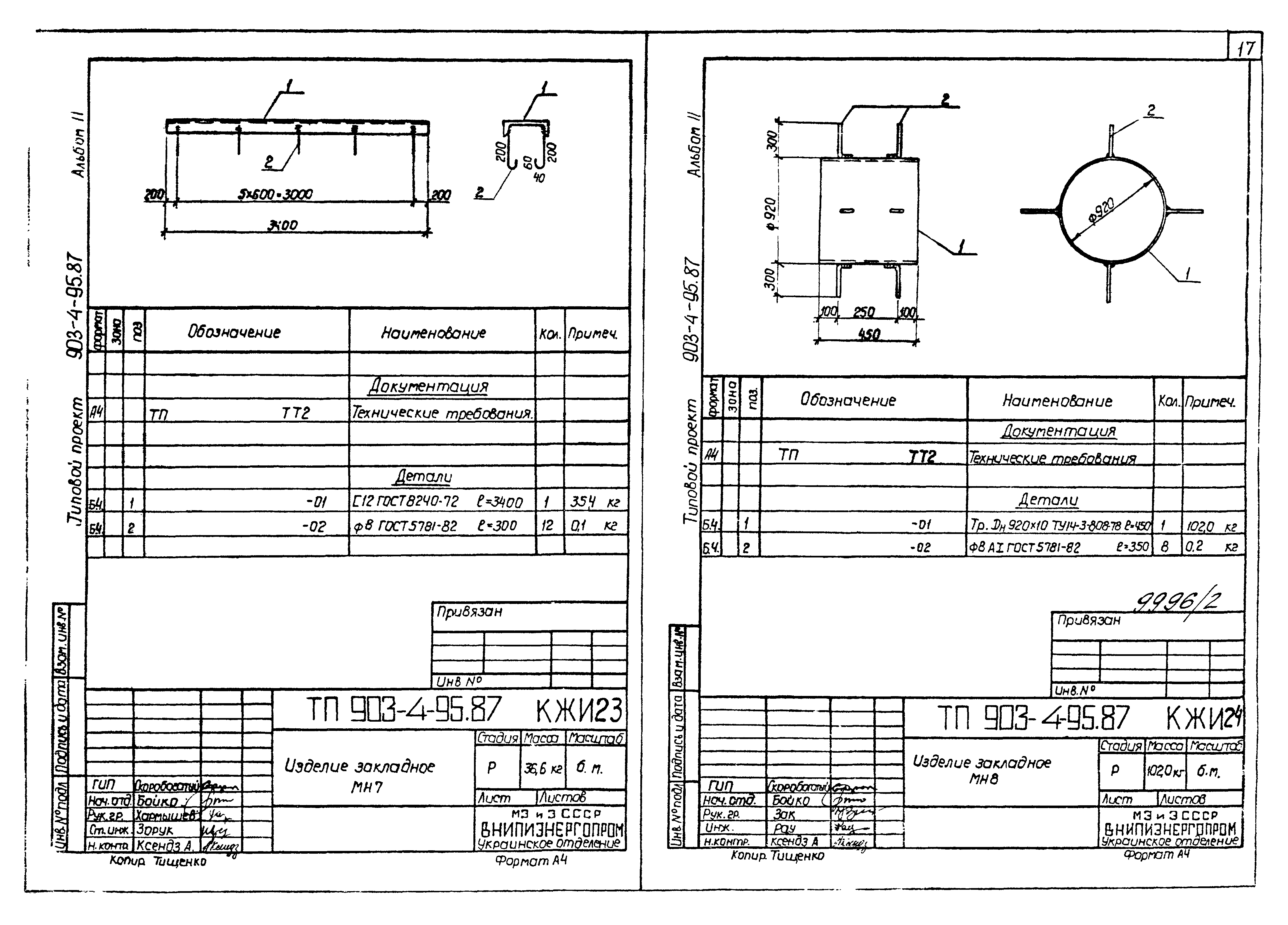 Типовой проект 903-4-95.87
