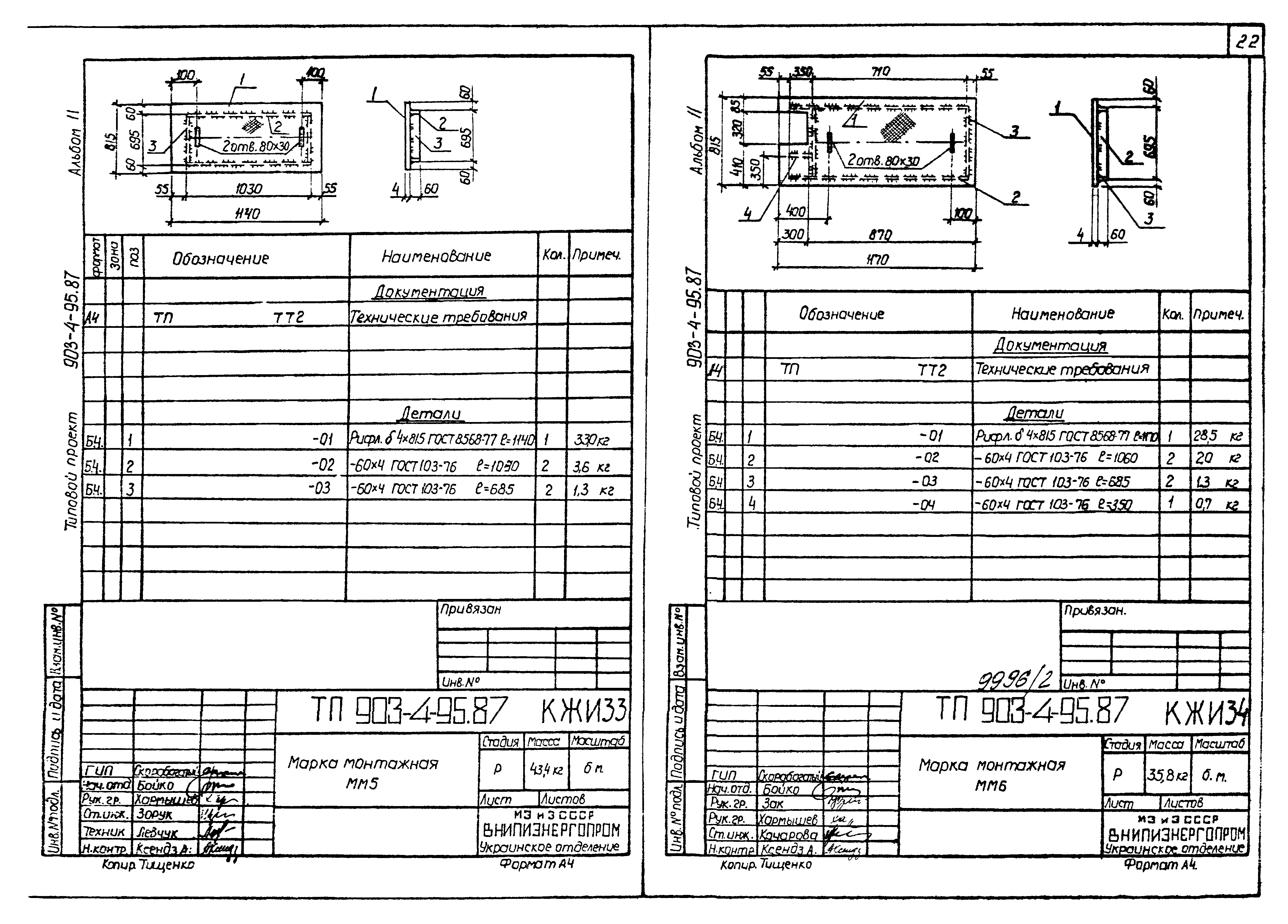 Типовой проект 903-4-95.87