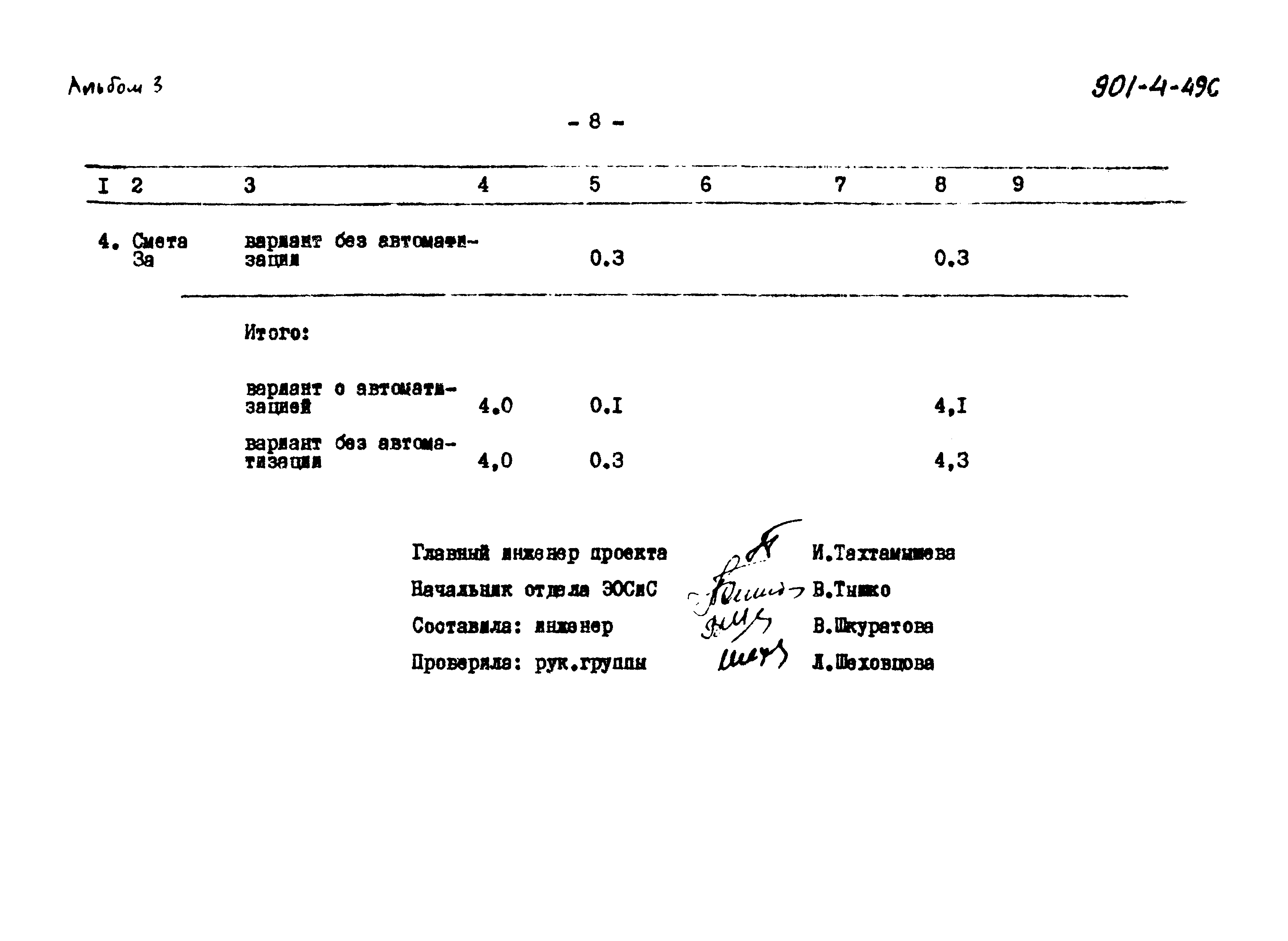 Типовой проект 901-4-49с