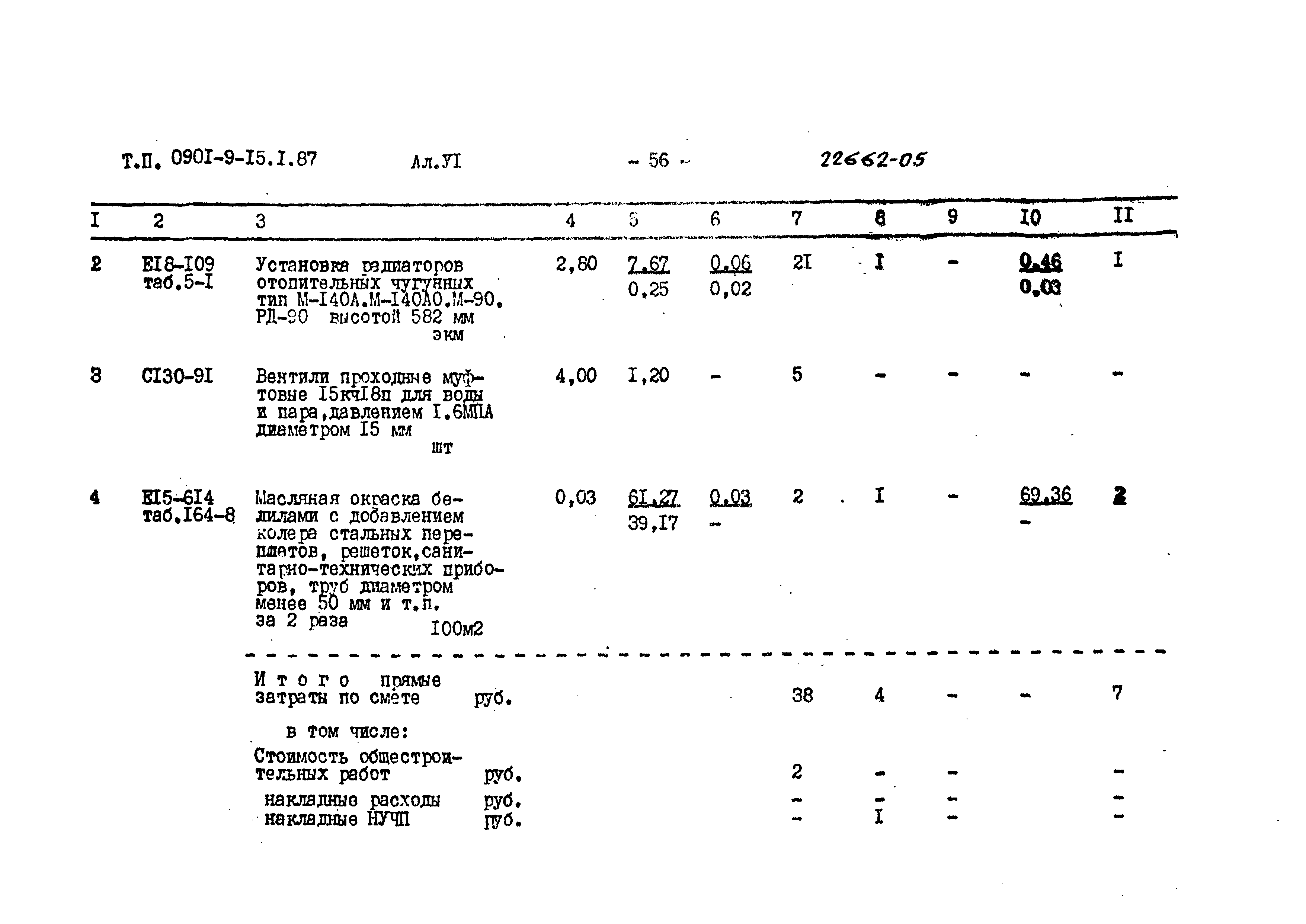 Типовой проект 0901-9-15.2.87