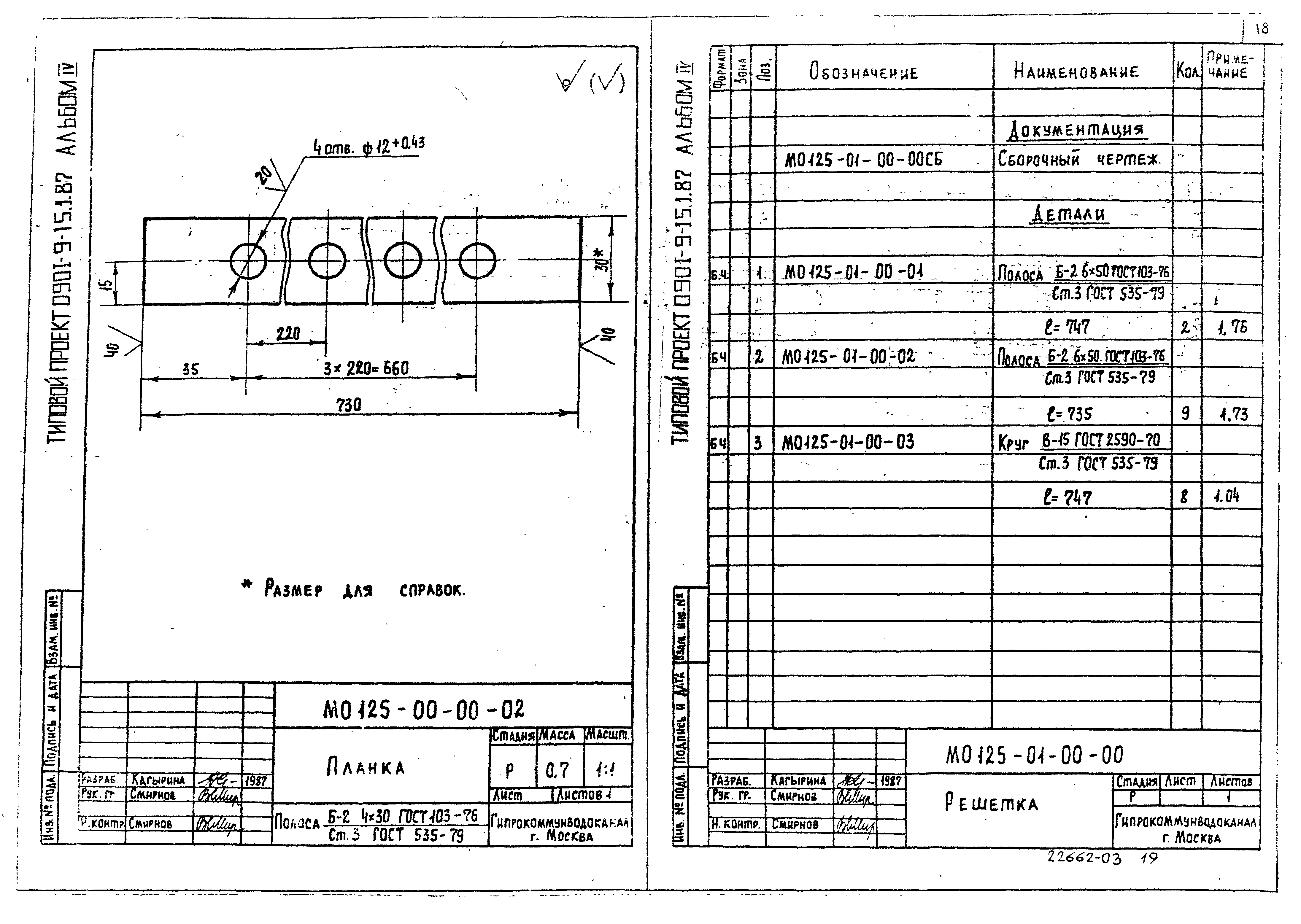 Типовой проект 0901-9-15.2.87