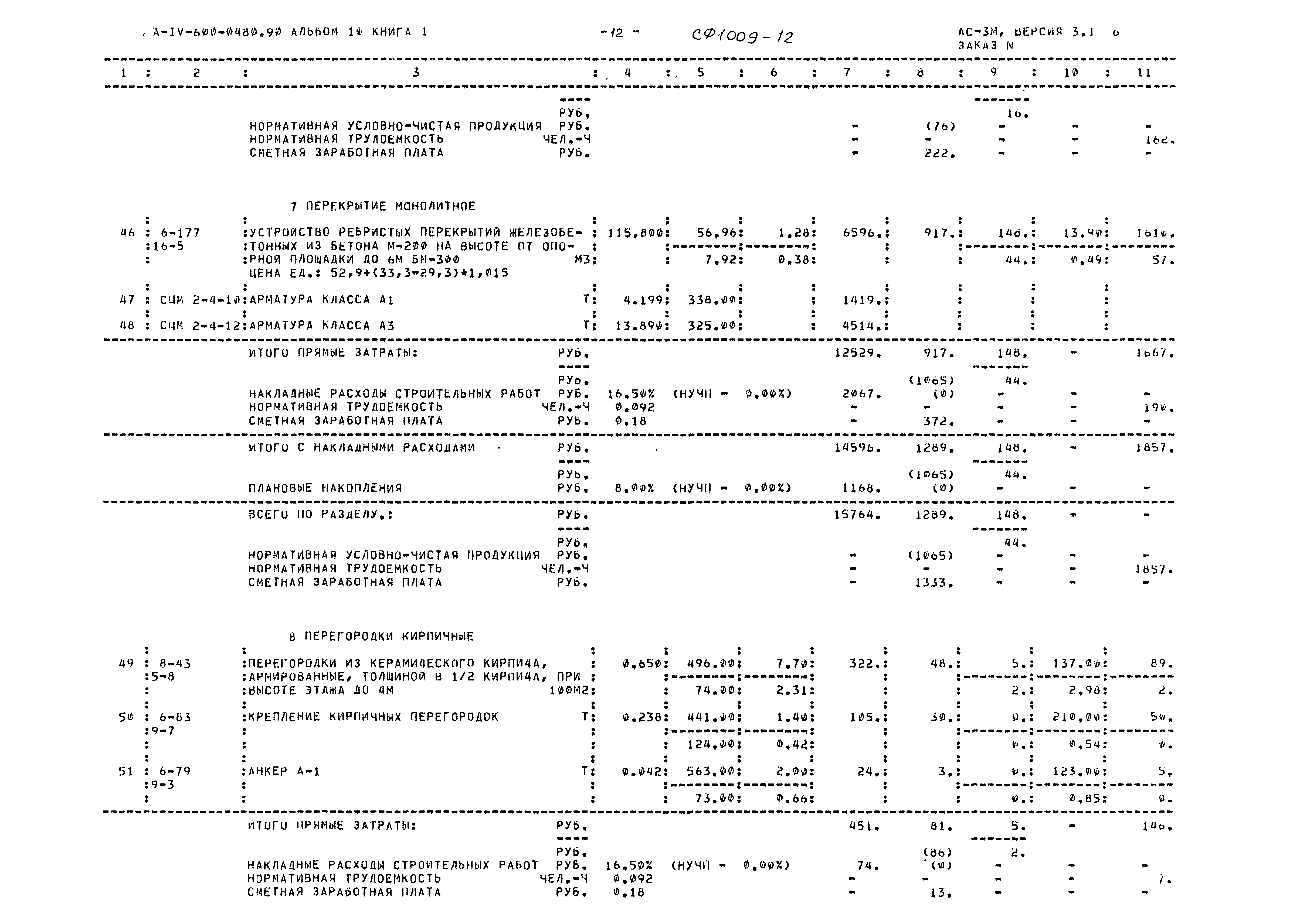 Типовые проектные решения А-IV-600-0480.90