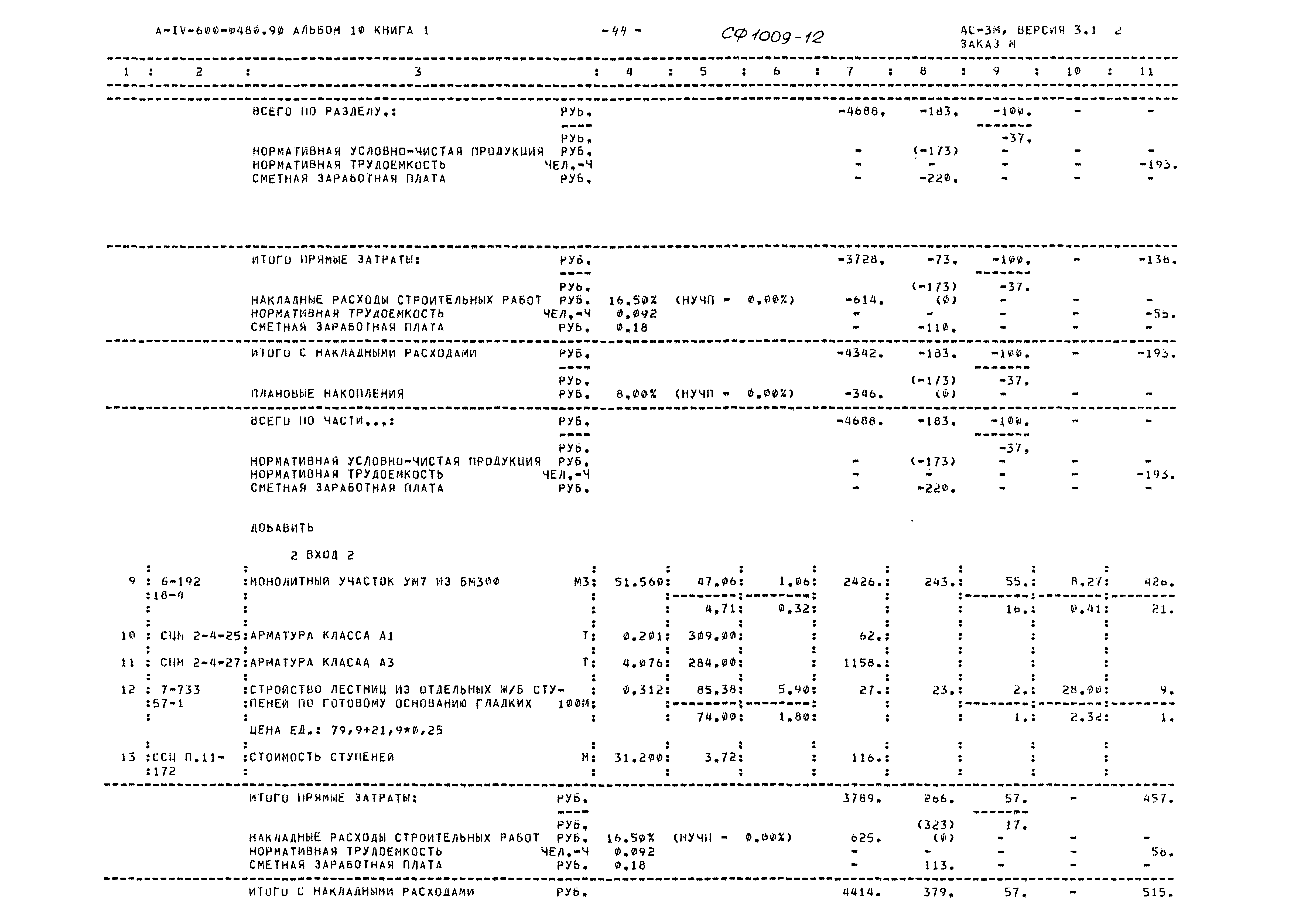 Типовые проектные решения А-IV-600-0480.90