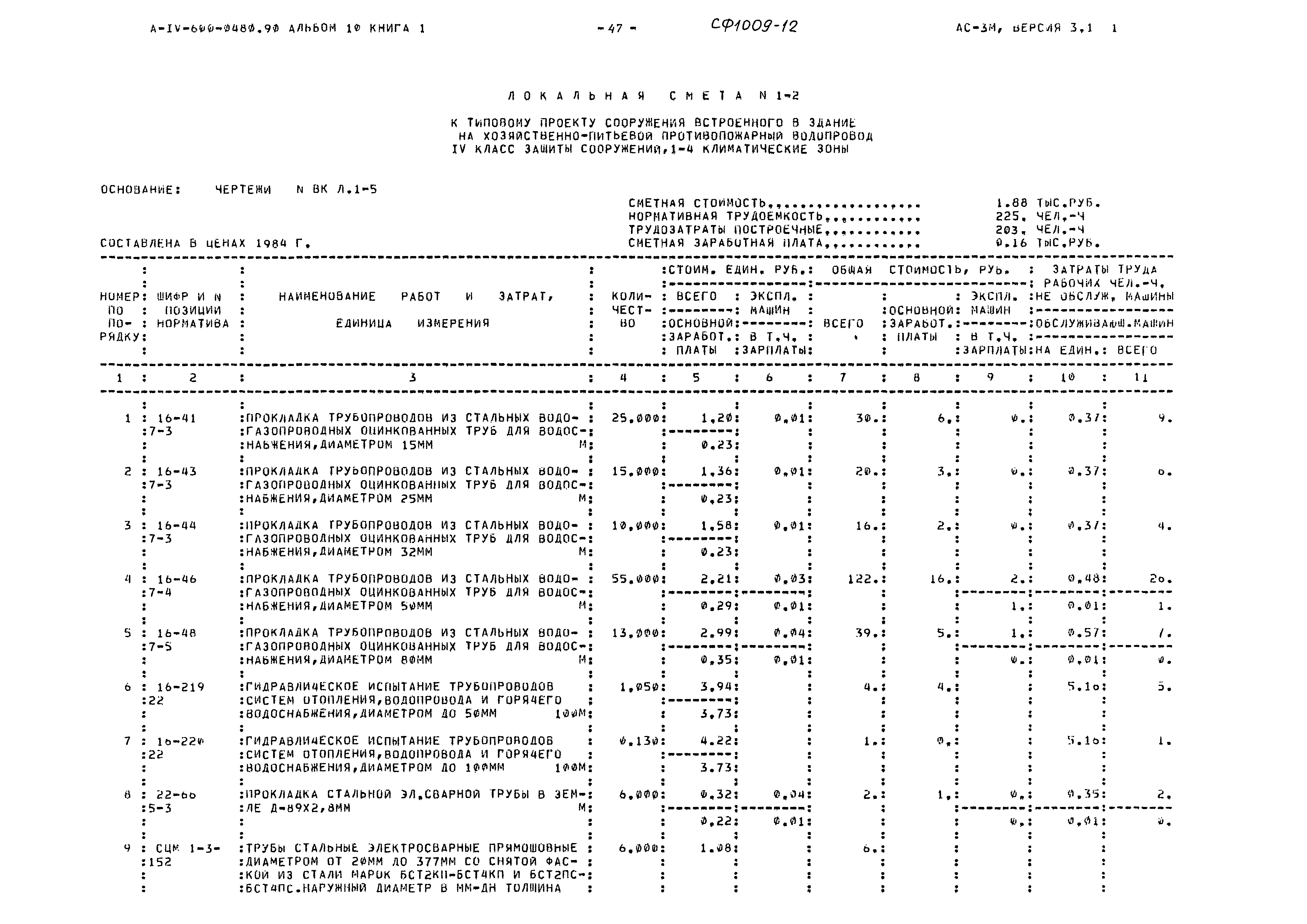 Типовые проектные решения А-IV-600-0480.90