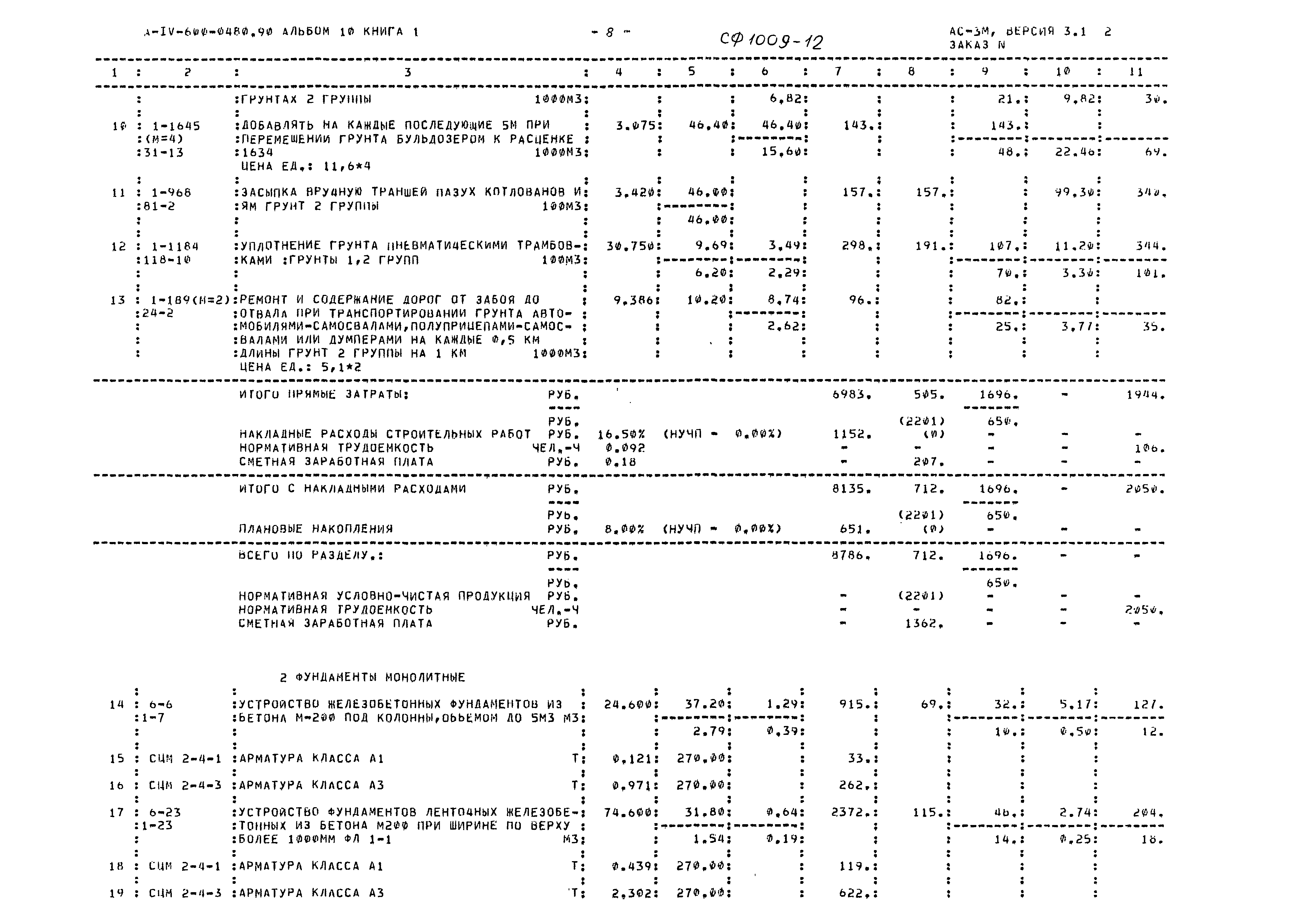 Типовые проектные решения А-IV-600-0480.90