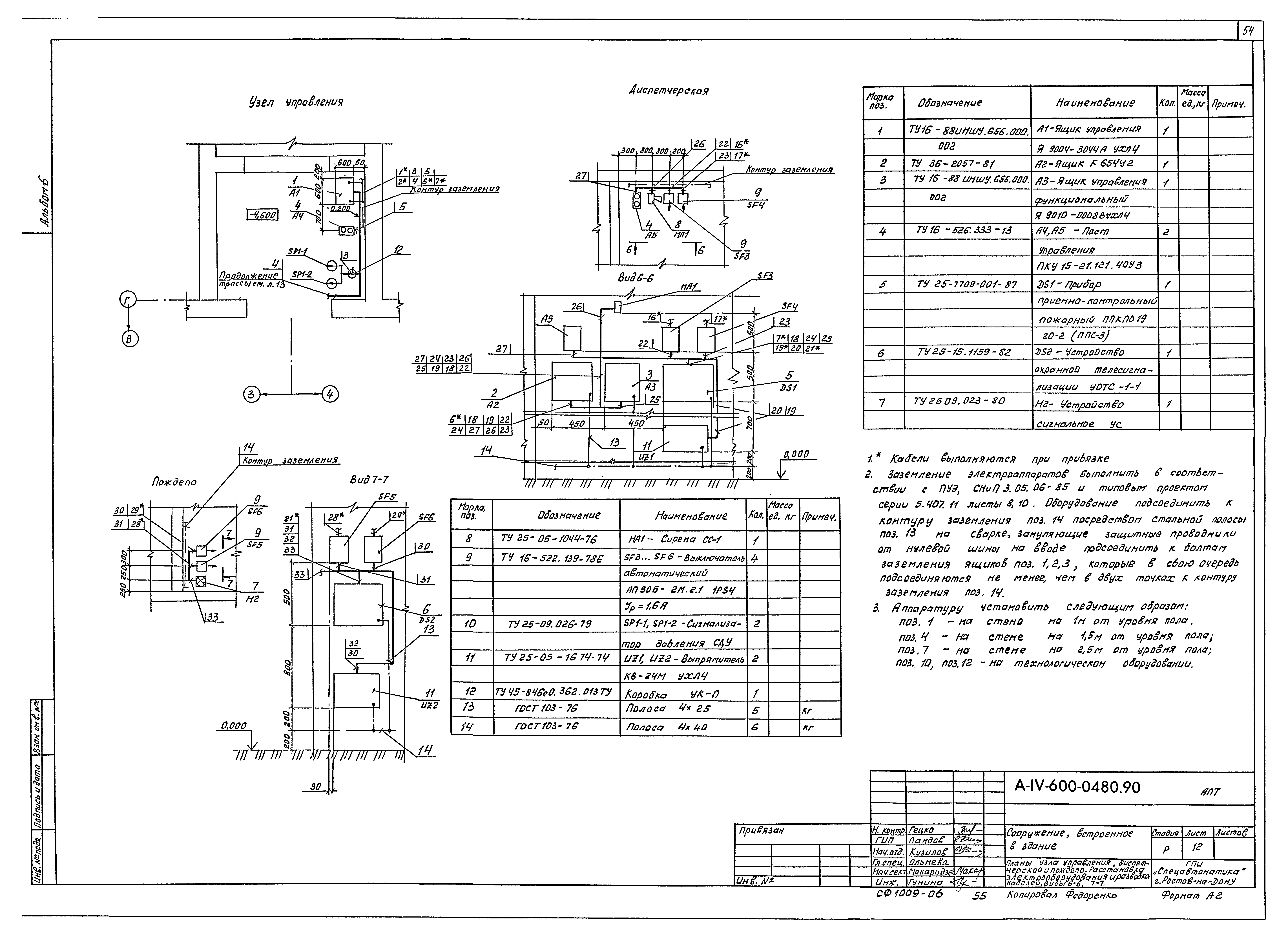 Типовые проектные решения А-IV-600-0480.90