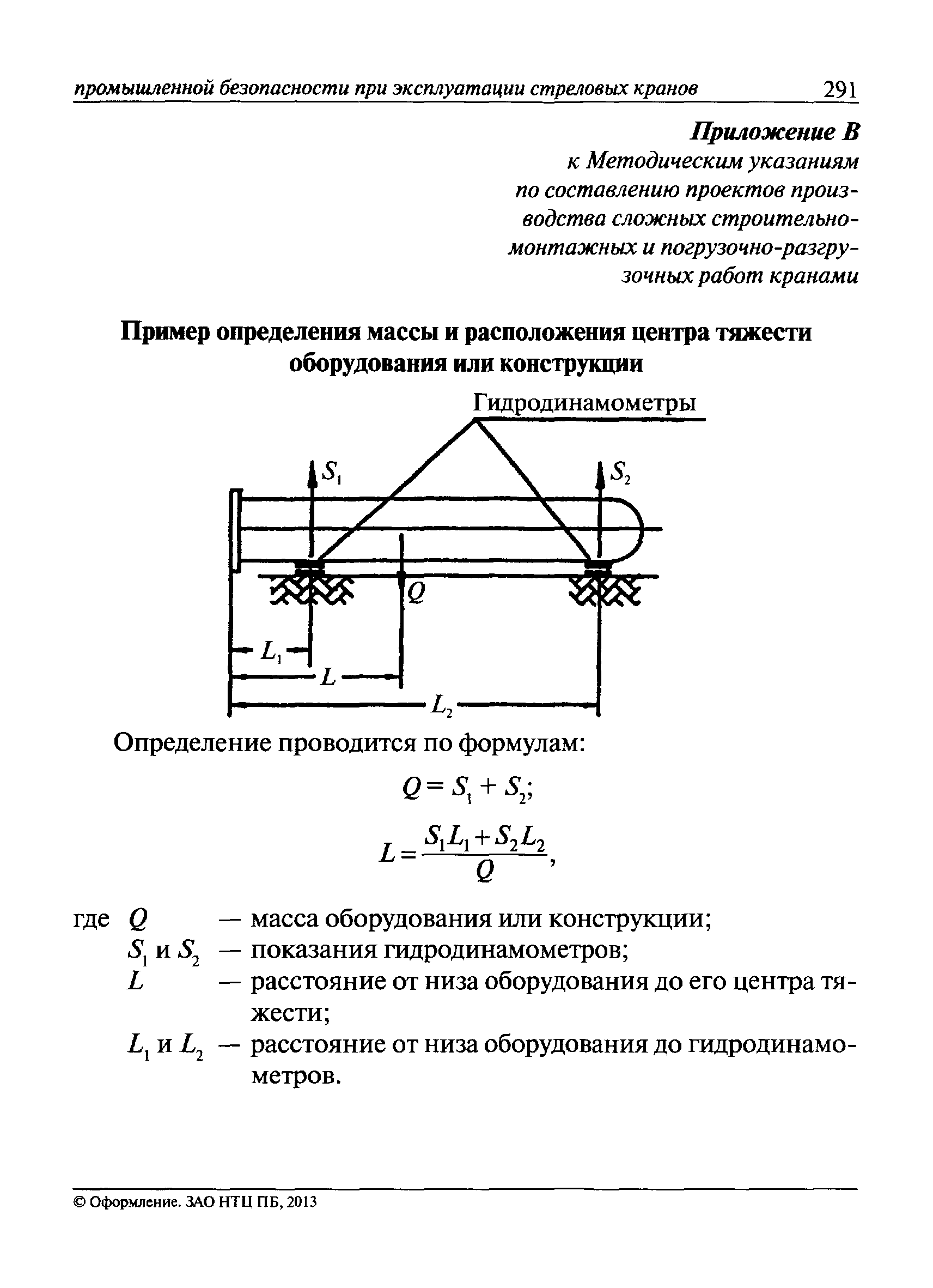 Крановые нагрузки в пространственной схеме