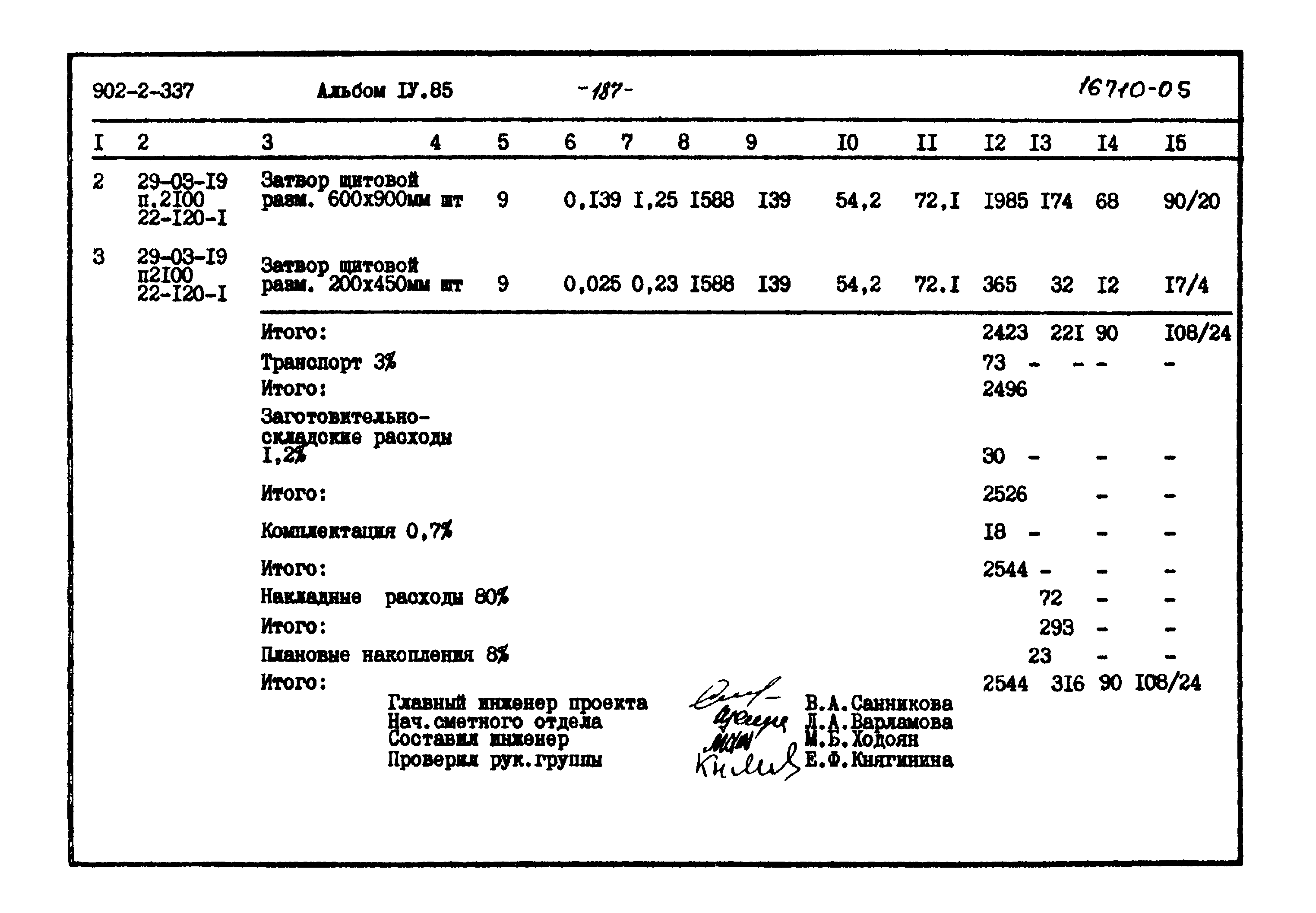 Типовой проект 902-2-337