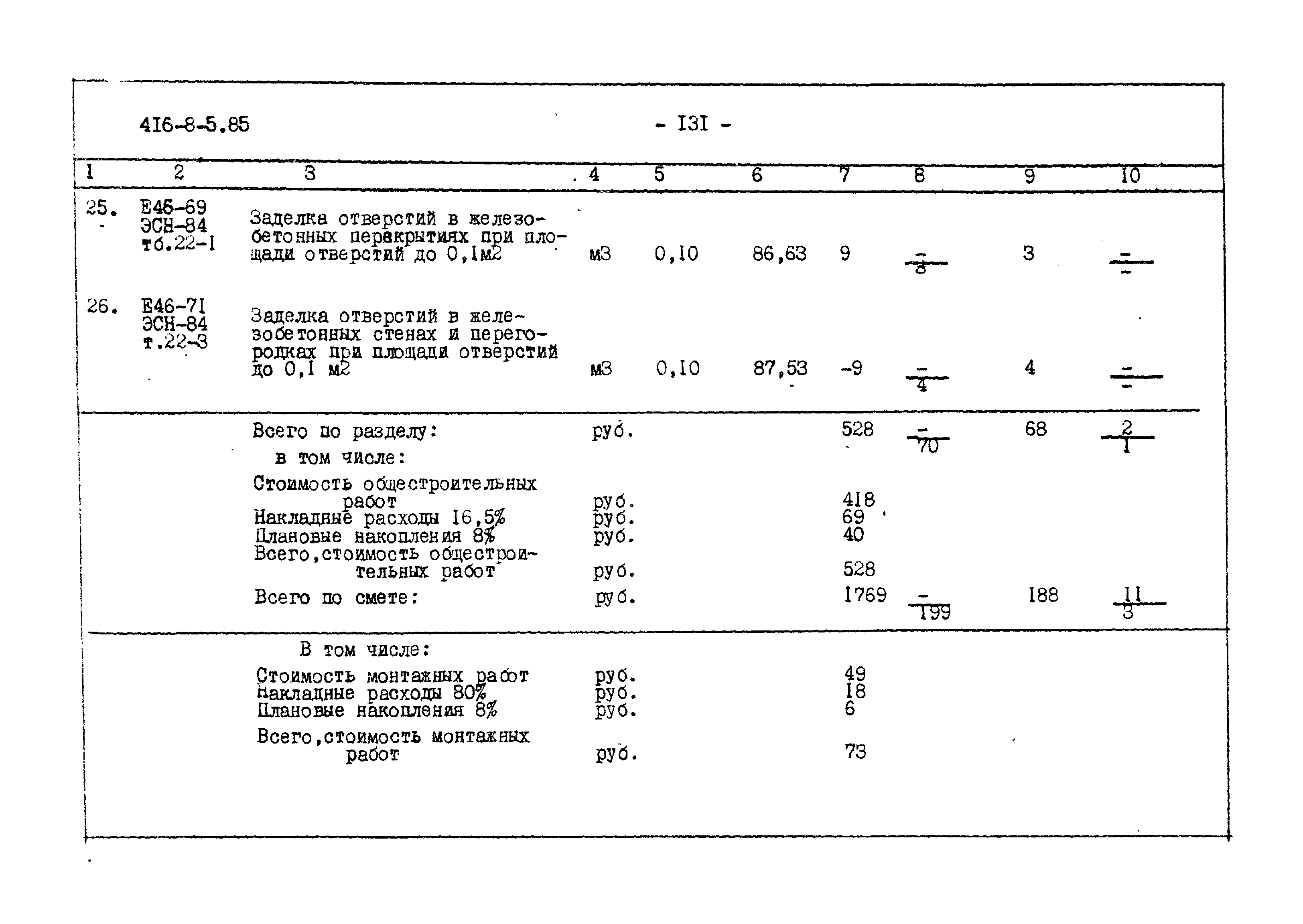Типовой проект 416-8-5.85