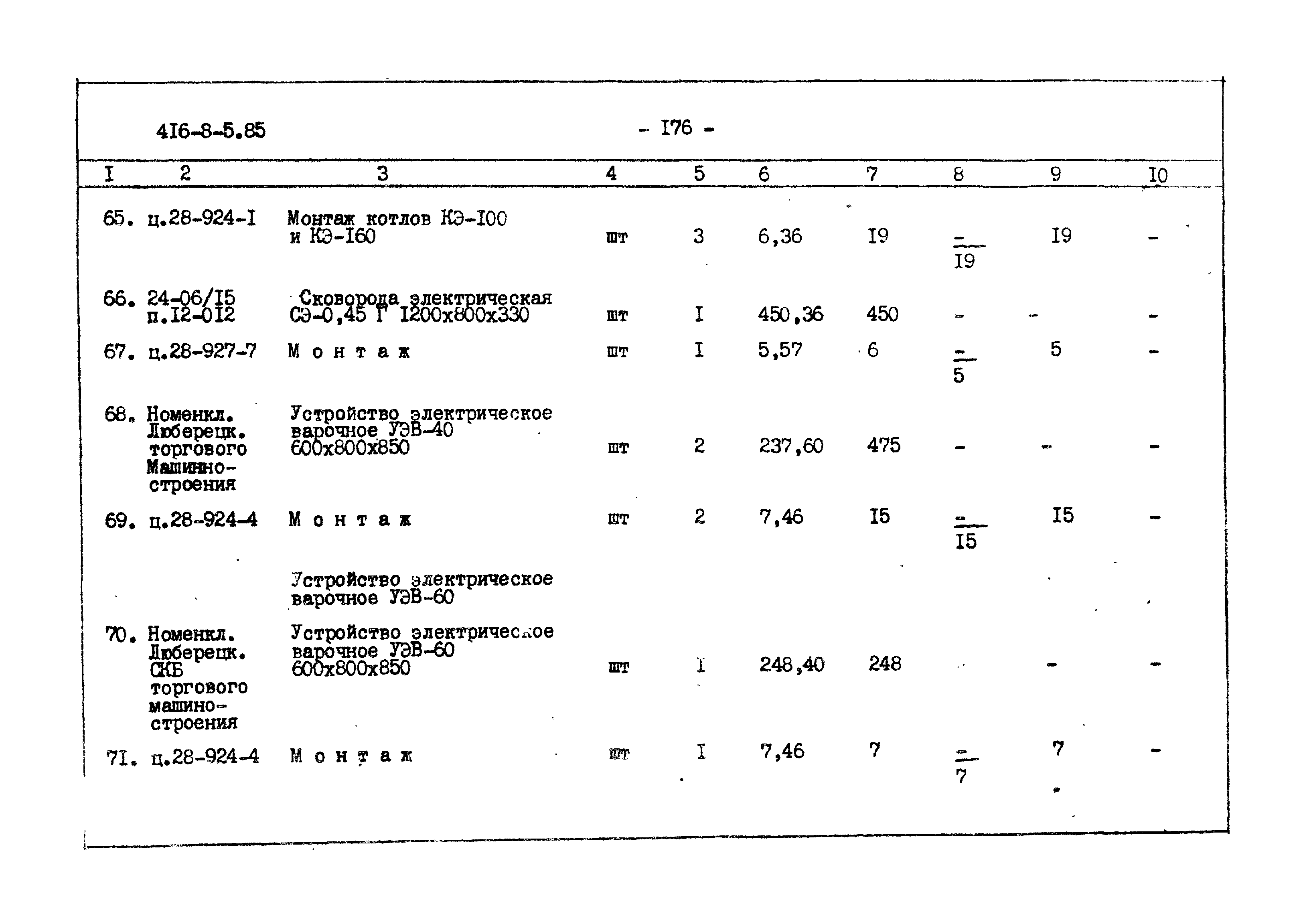 Типовой проект 416-8-5.85