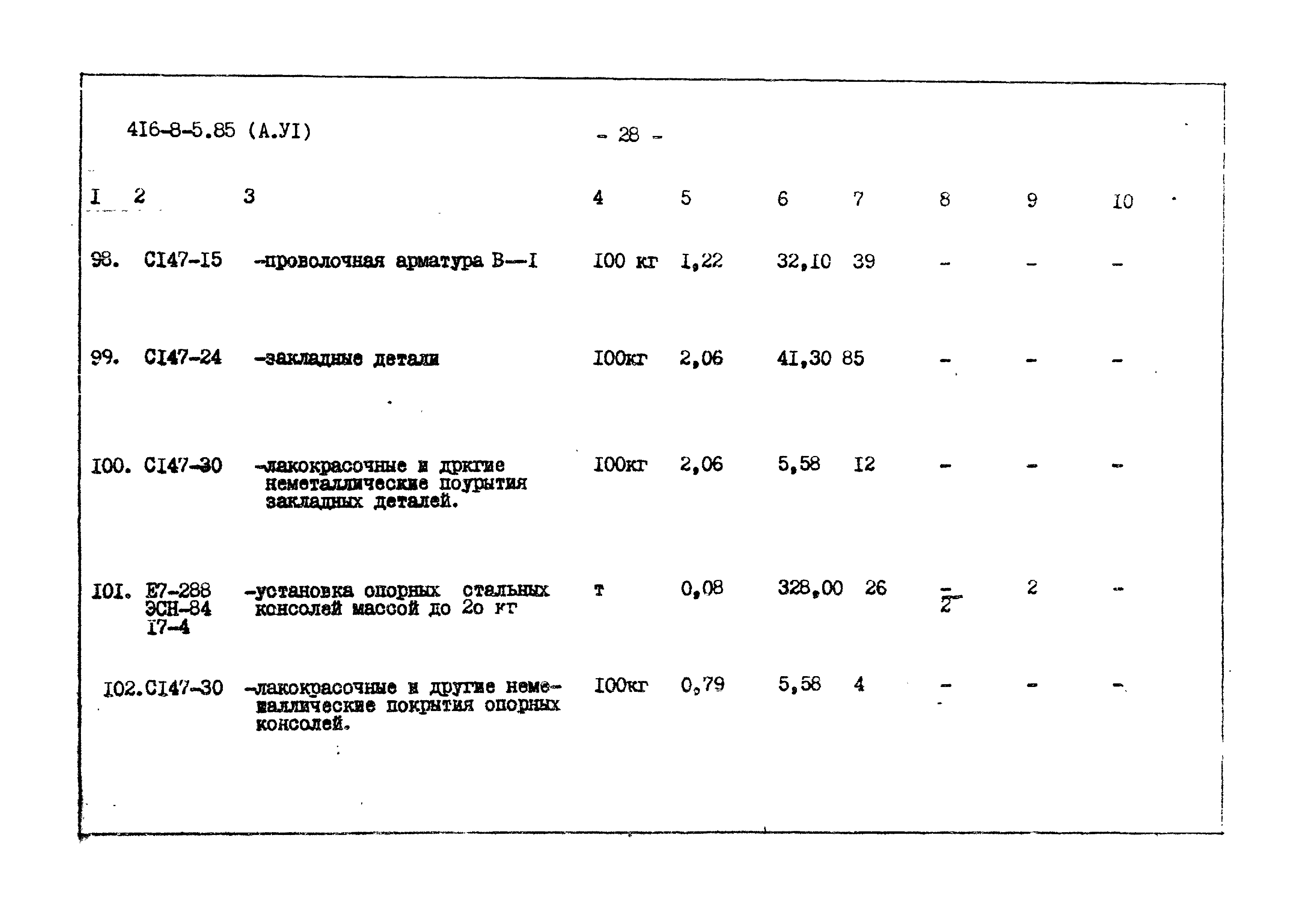 Типовой проект 416-8-5.85