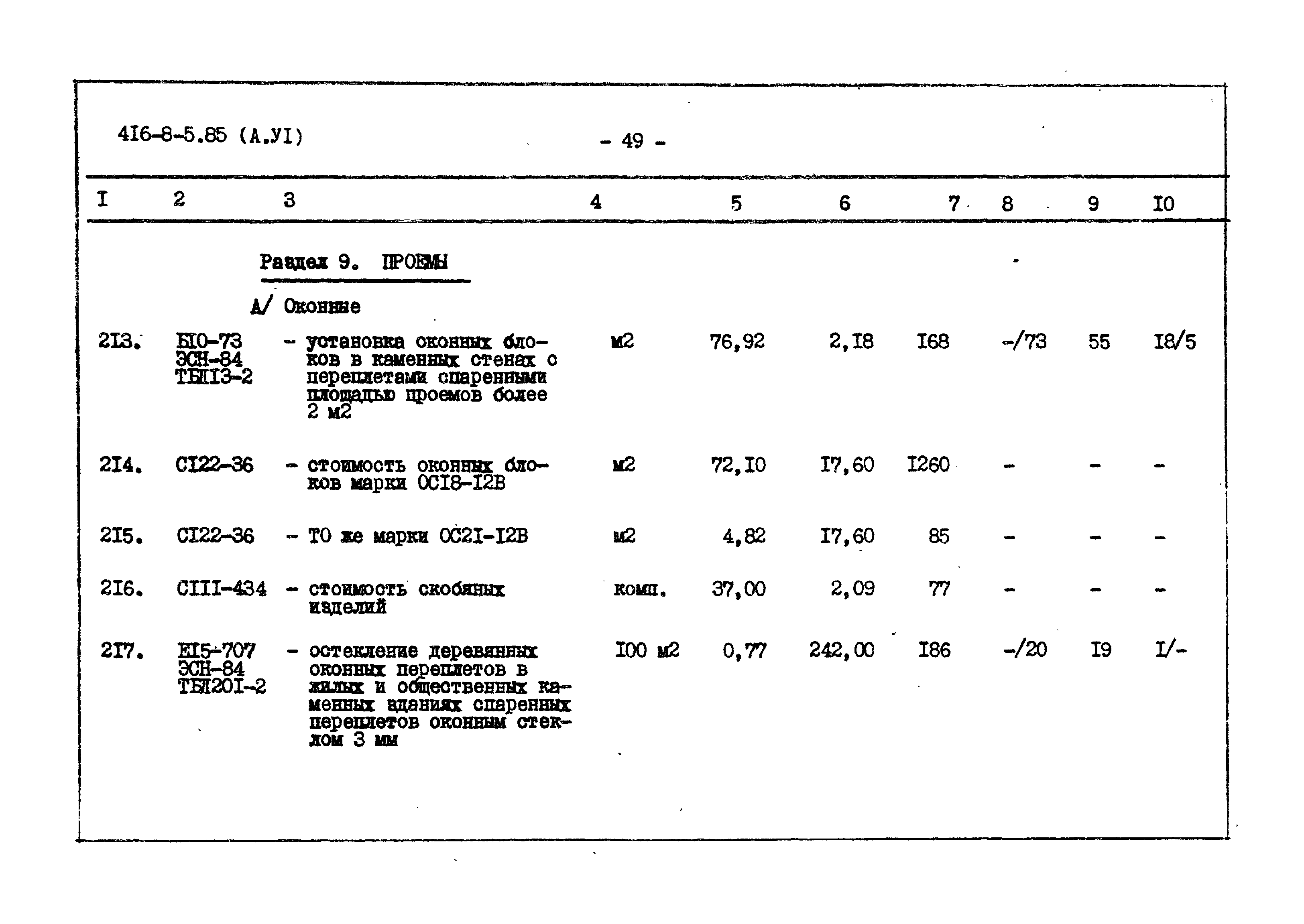 Типовой проект 416-8-5.85