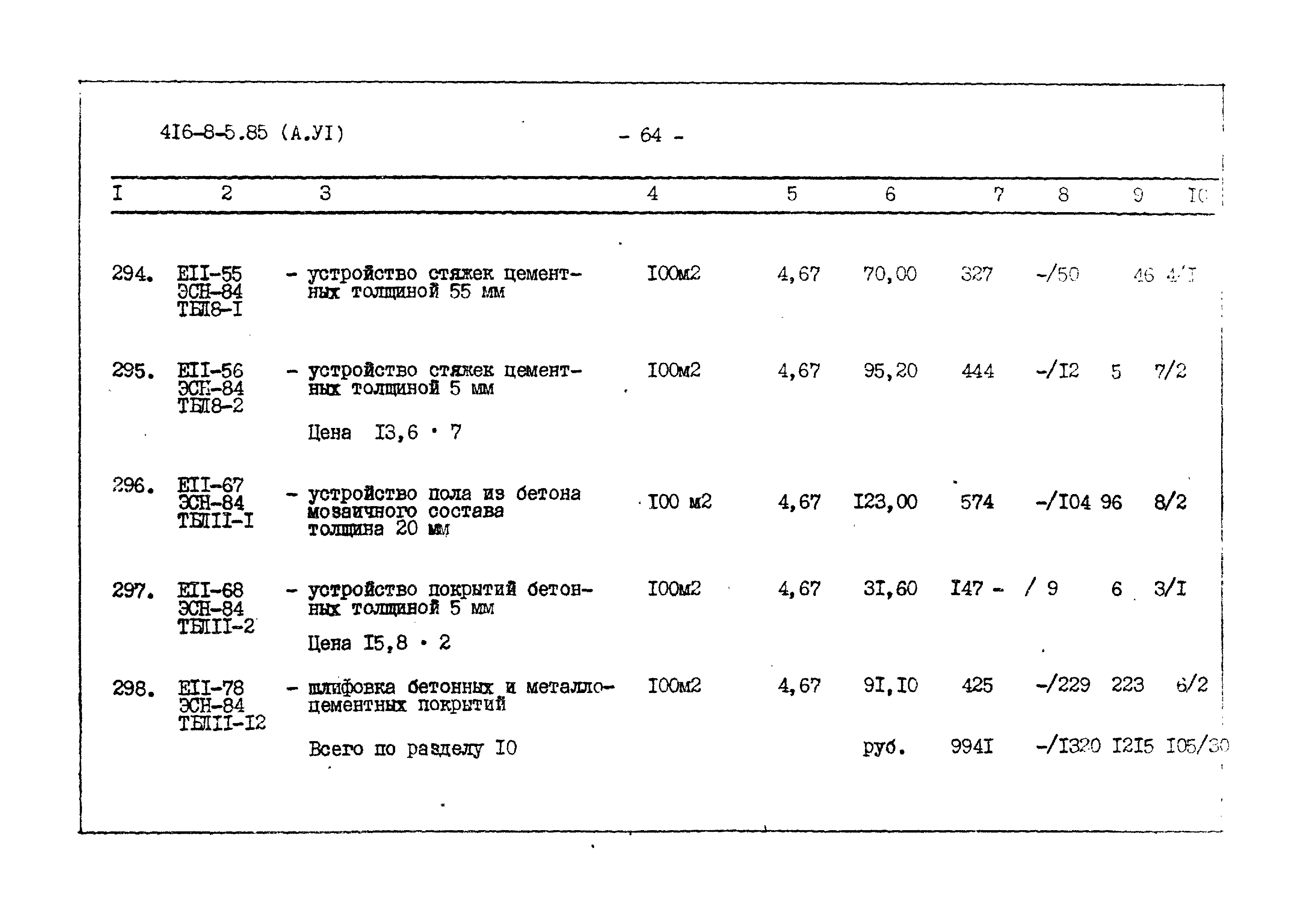 Типовой проект 416-8-5.85