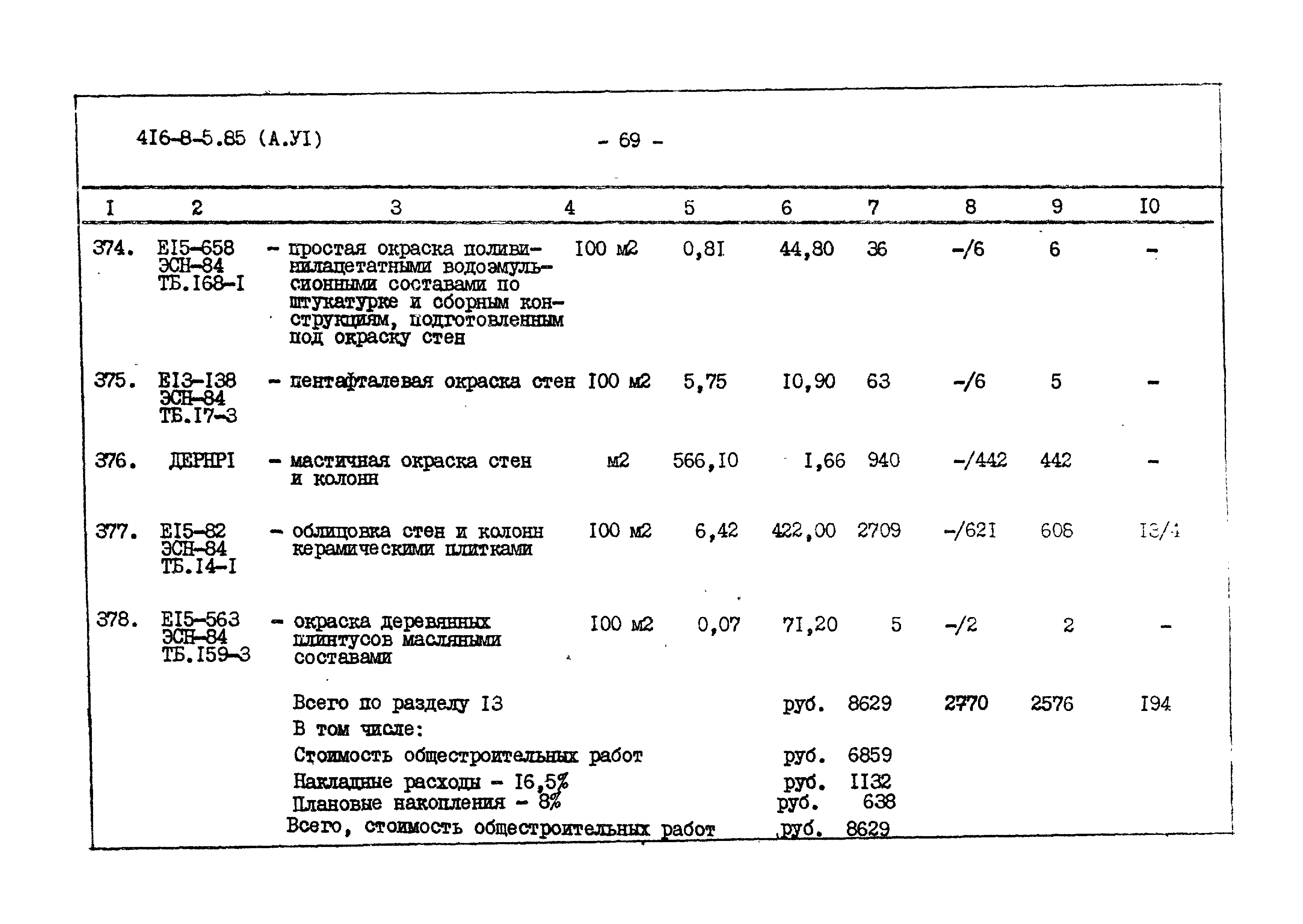 Типовой проект 416-8-5.85