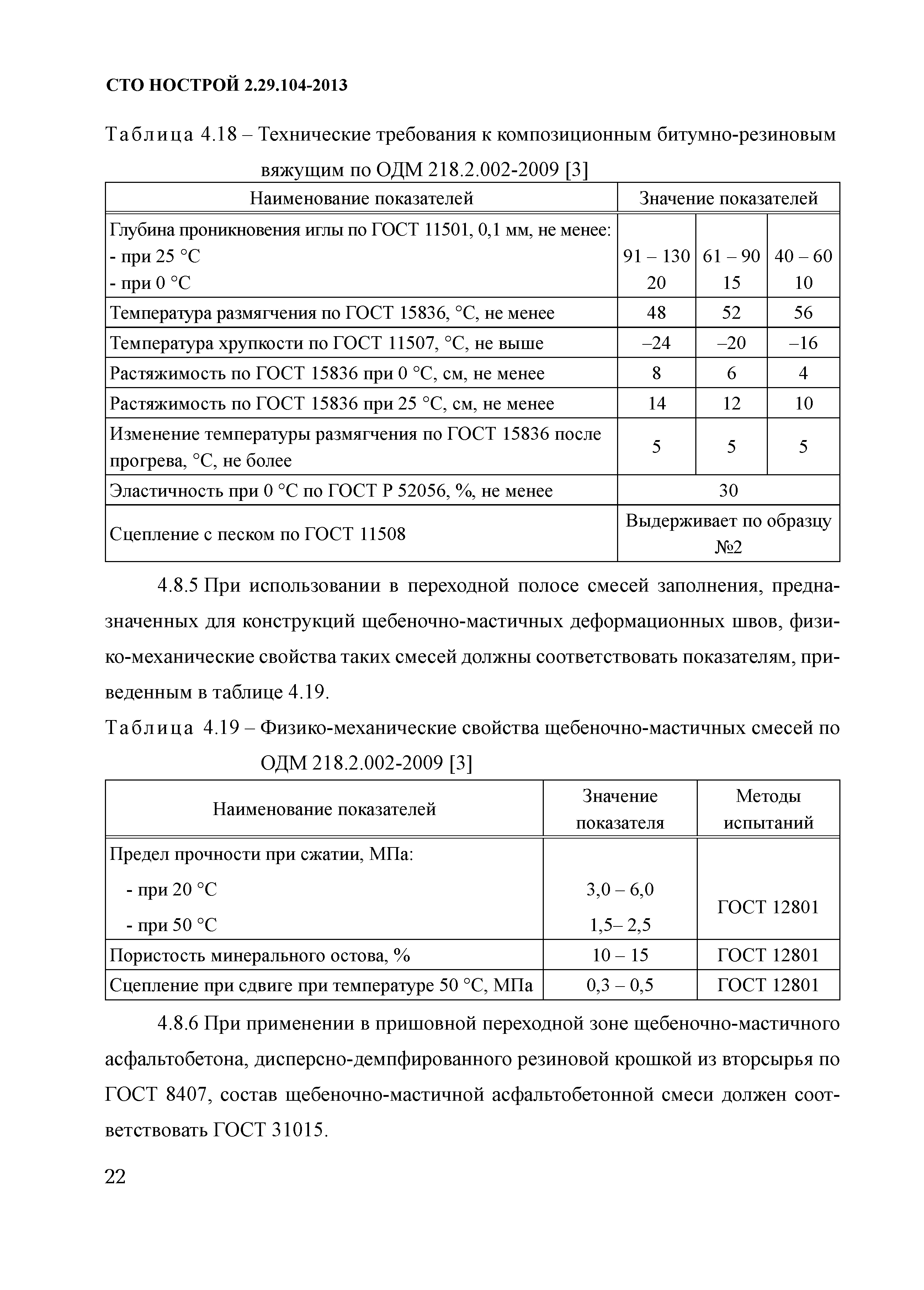 СТО НОСТРОЙ 2.29.104-2013