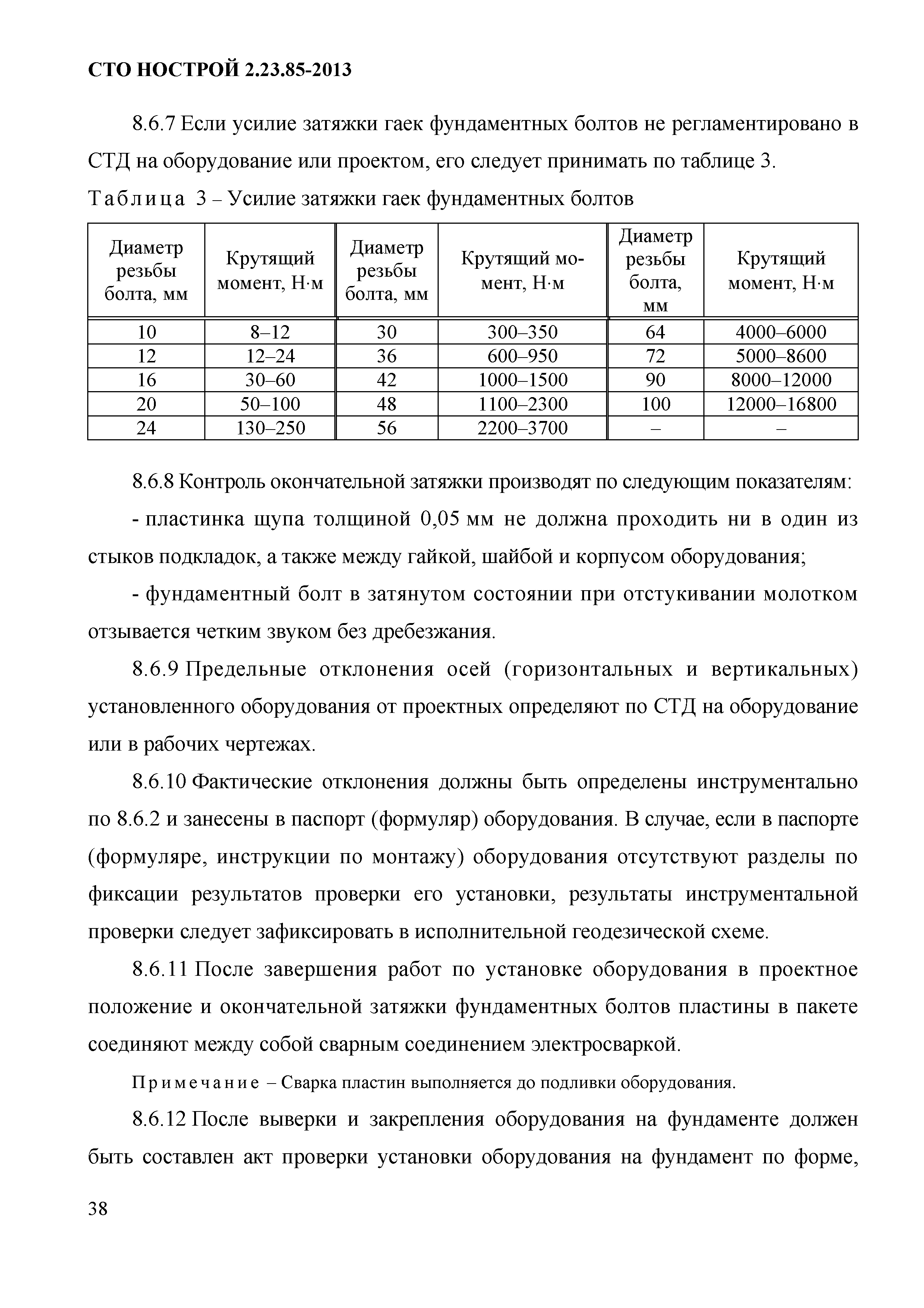 СТО НОСТРОЙ 2.23.85-2013