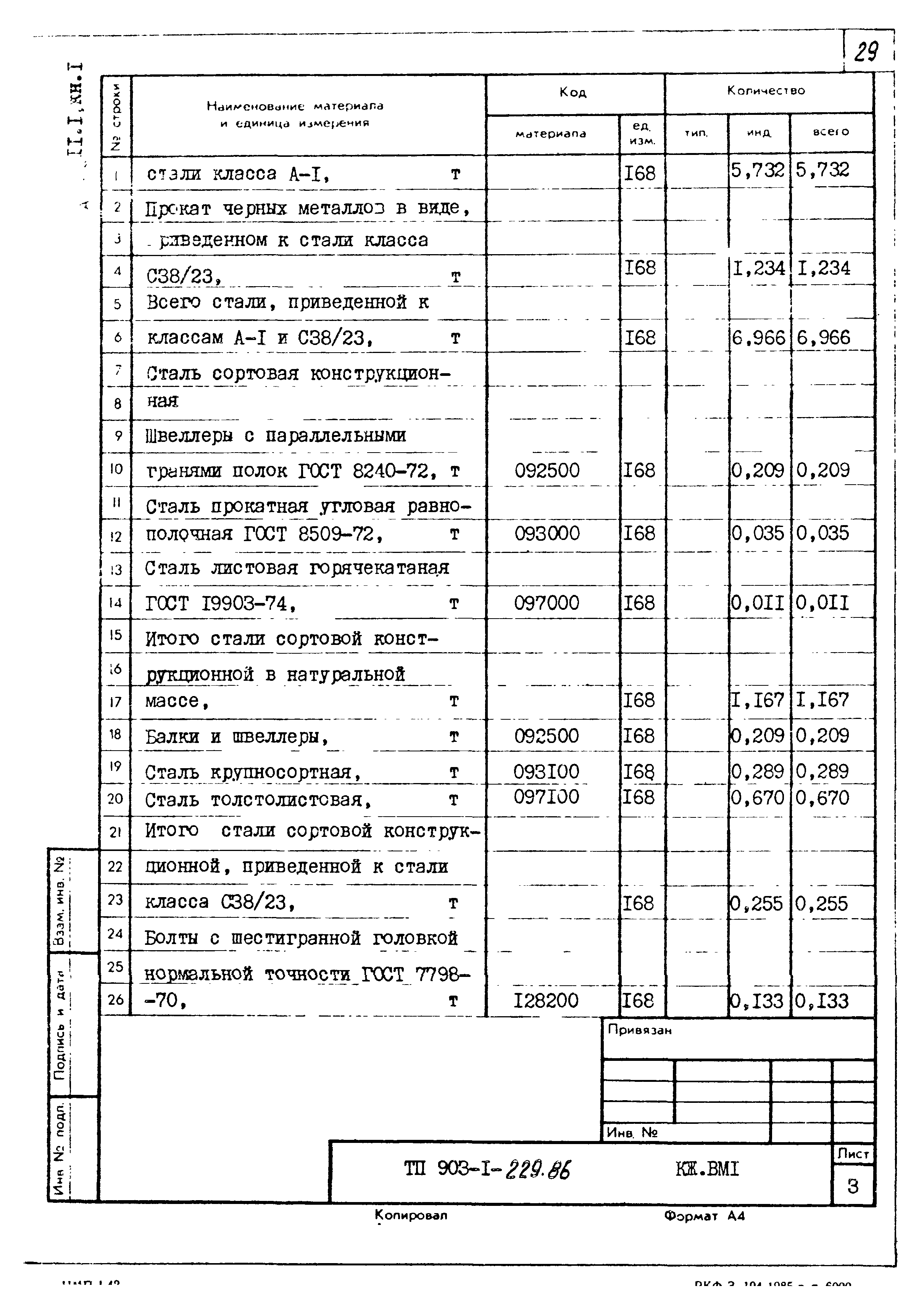 Типовой проект 903-1-229.86