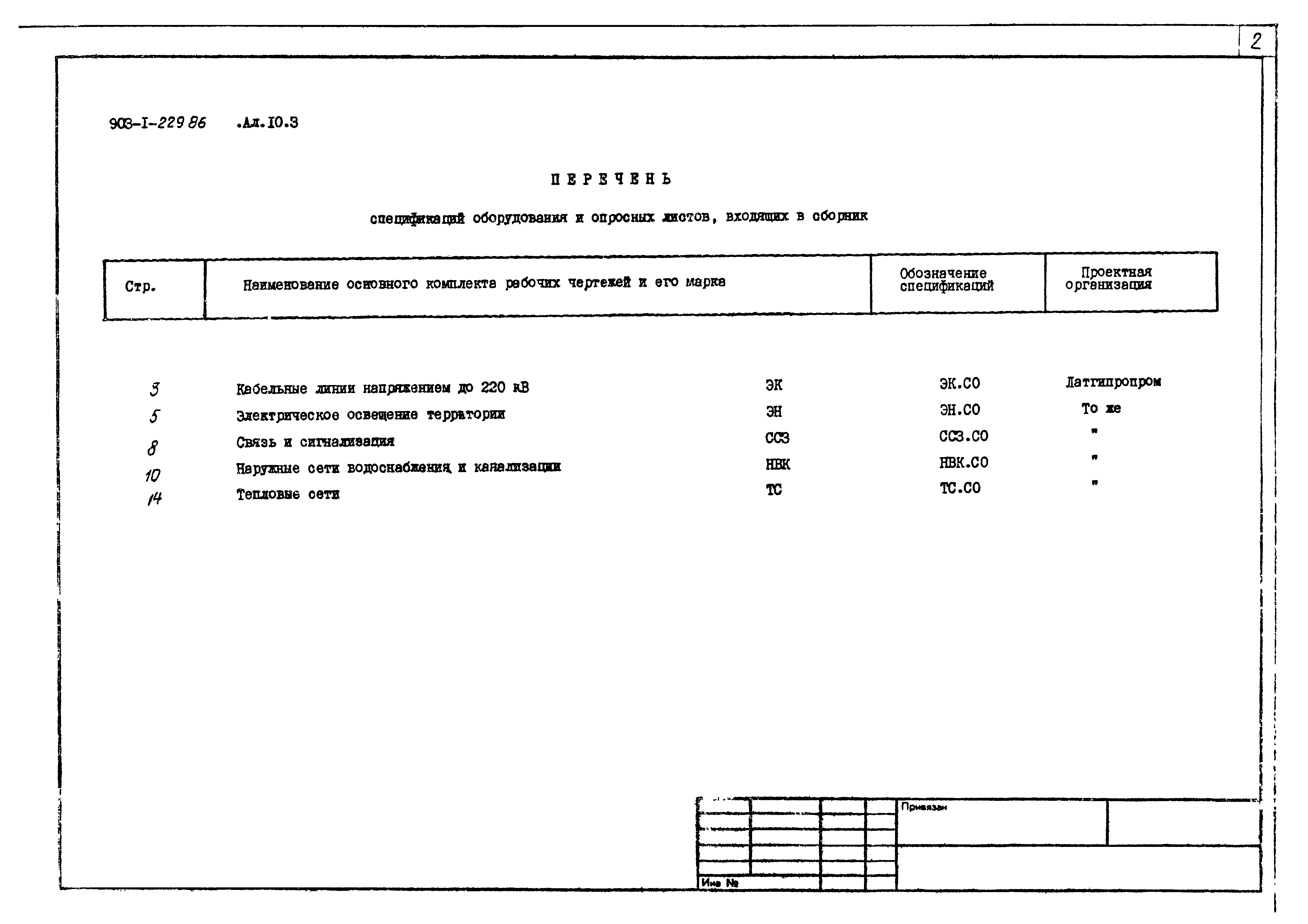 Типовой проект 903-1-229.86