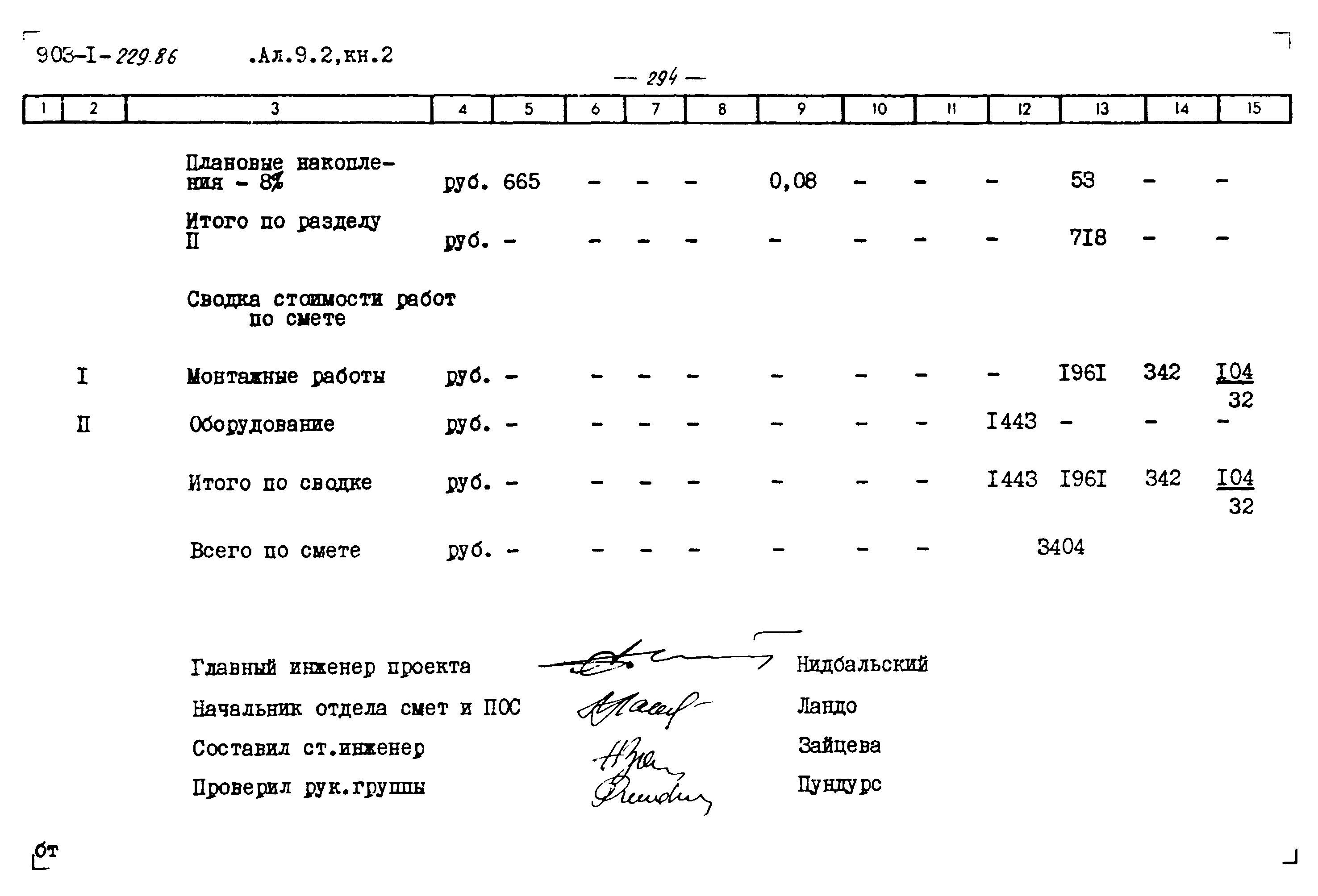 Типовой проект 903-1-229.86