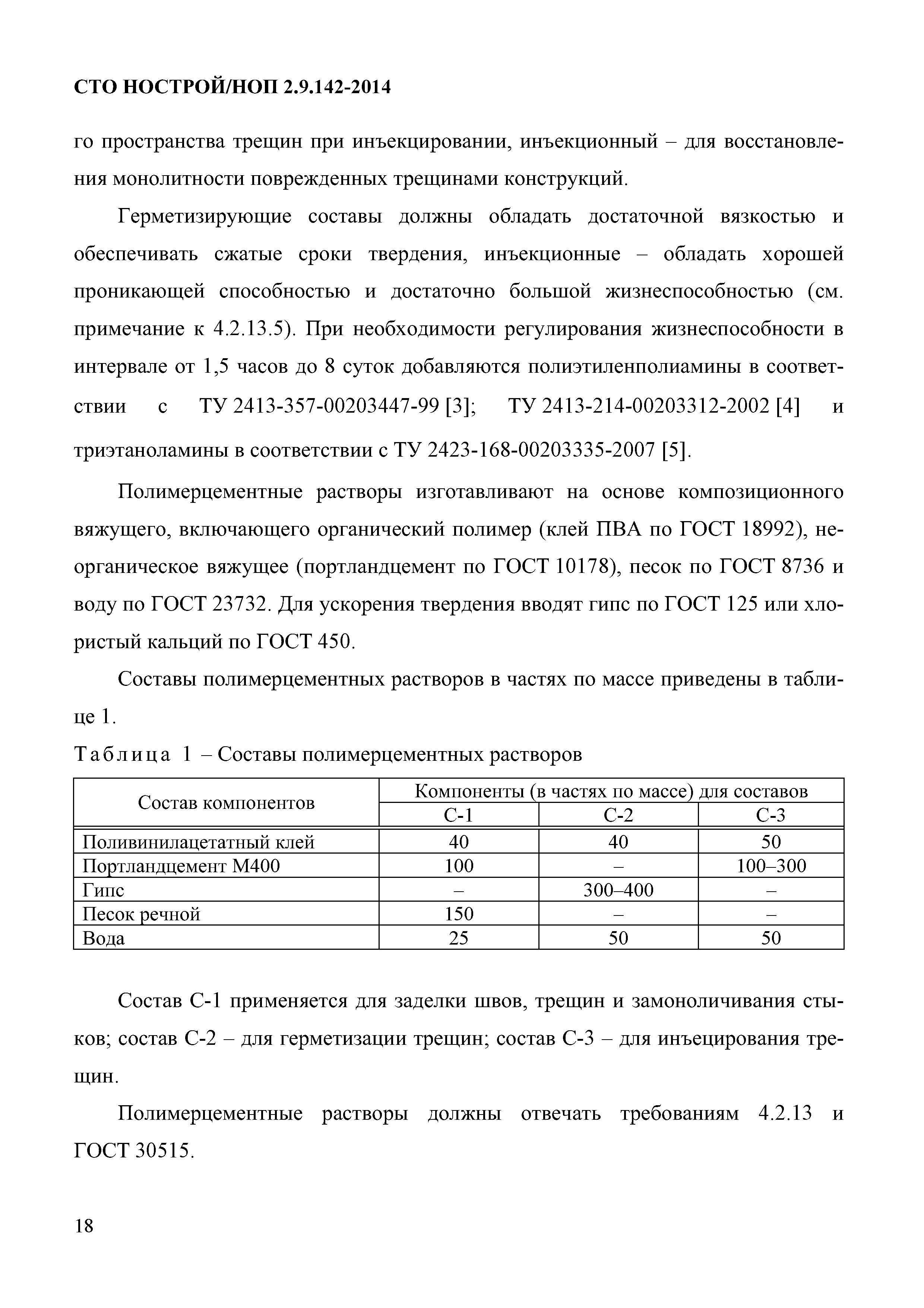 СТО НОСТРОЙ/НОП 2.9.142-2014