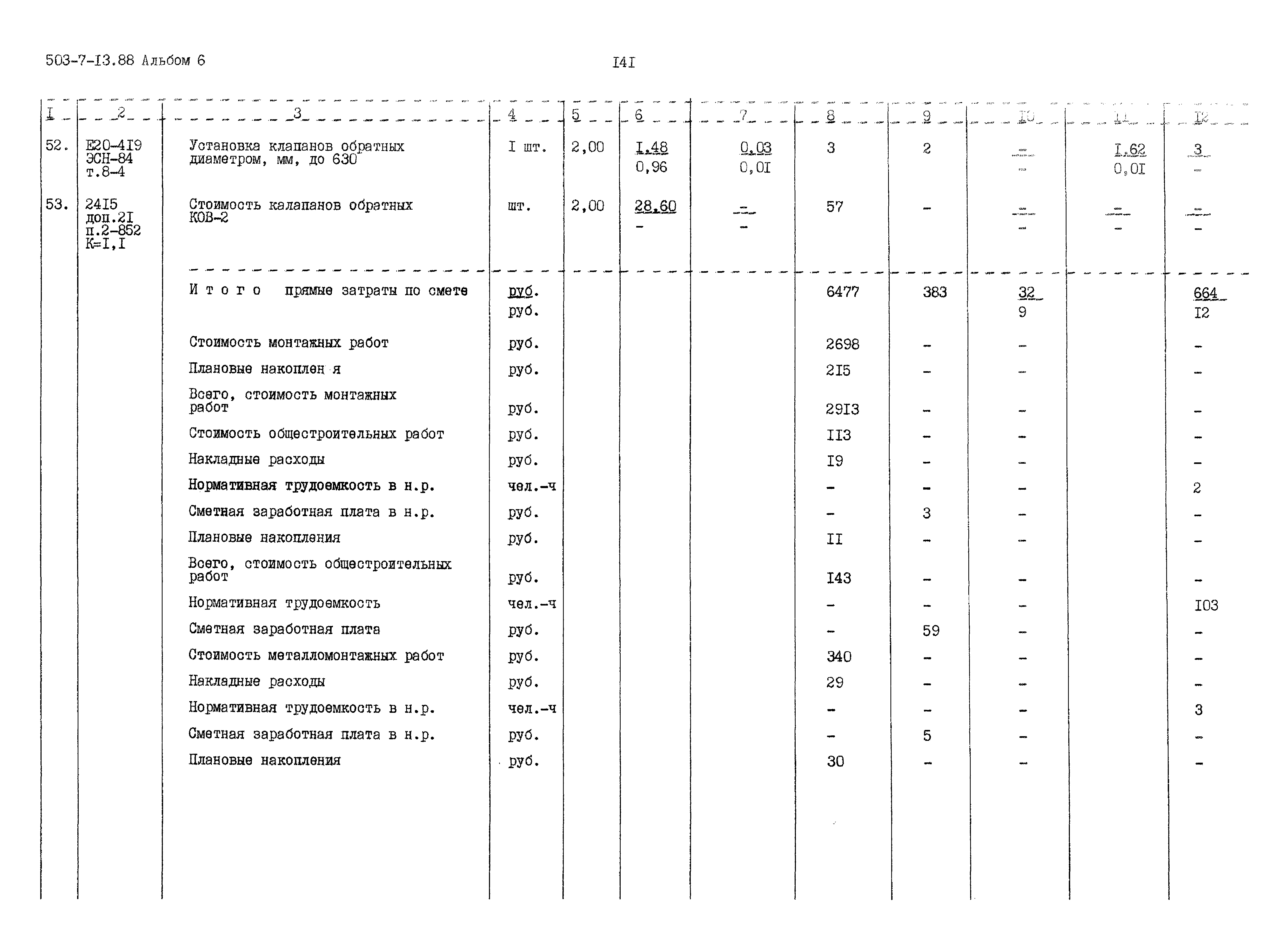 Типовой проект 503-7-13.88