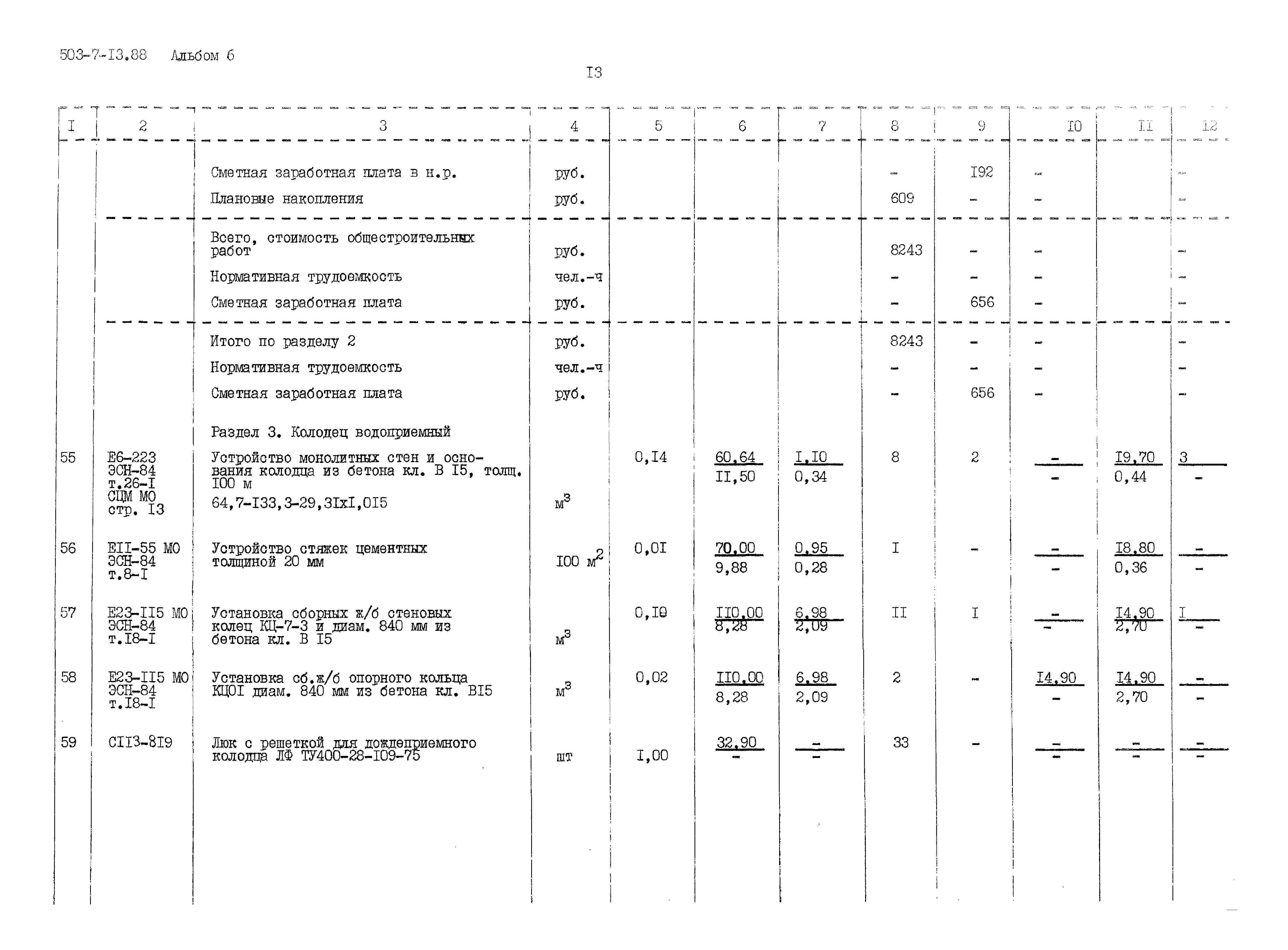 Типовой проект 503-7-13.88