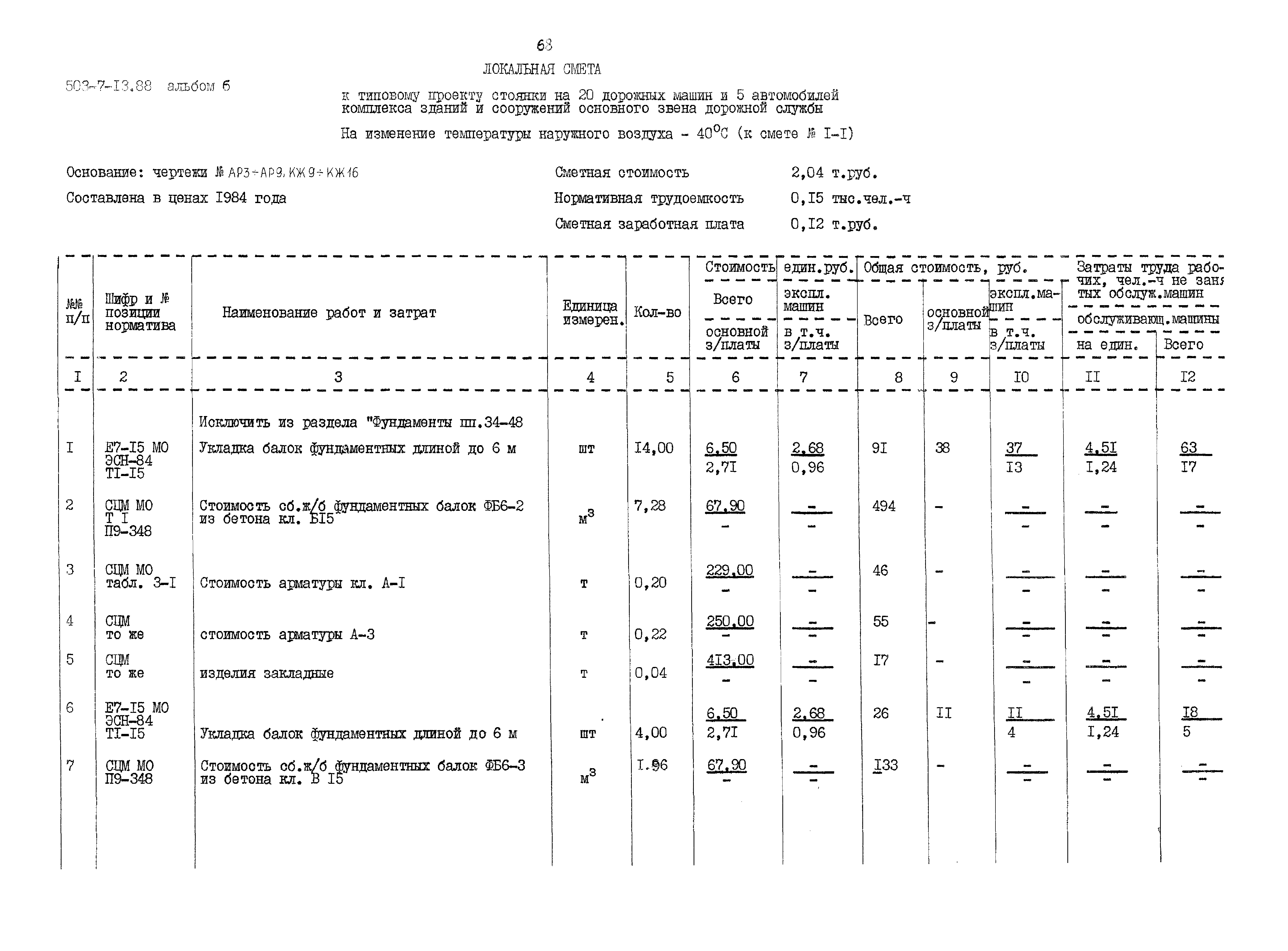 Типовой проект 503-7-13.88