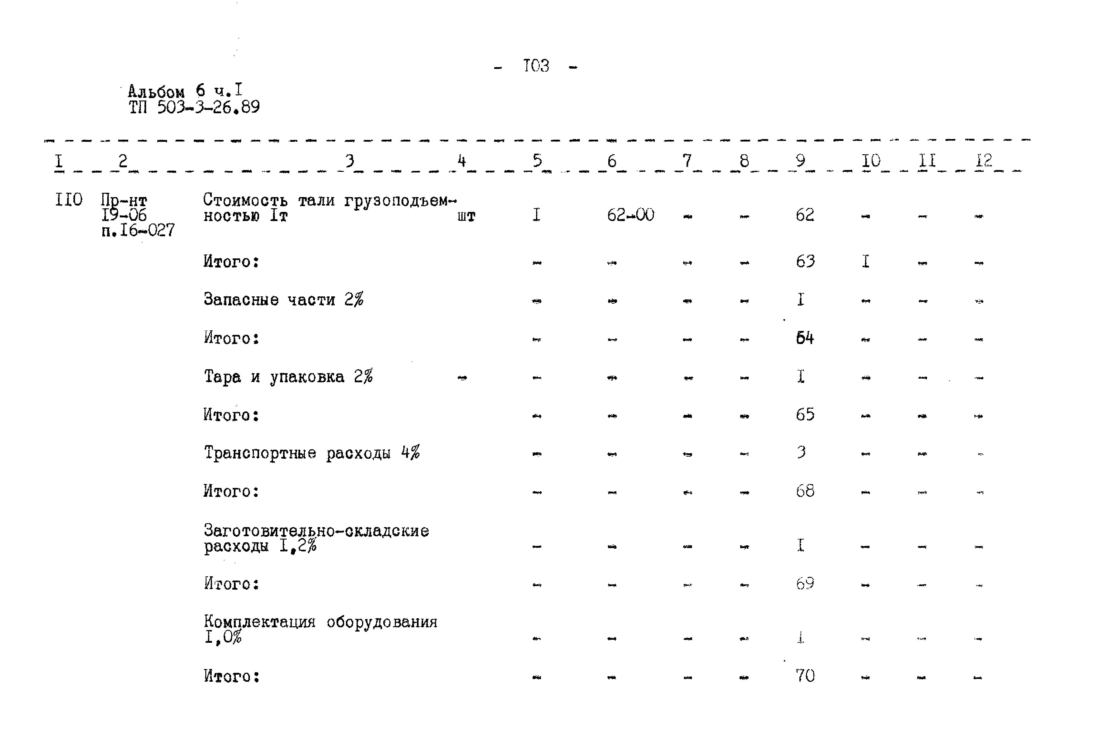 Типовой проект 503-3-26.89