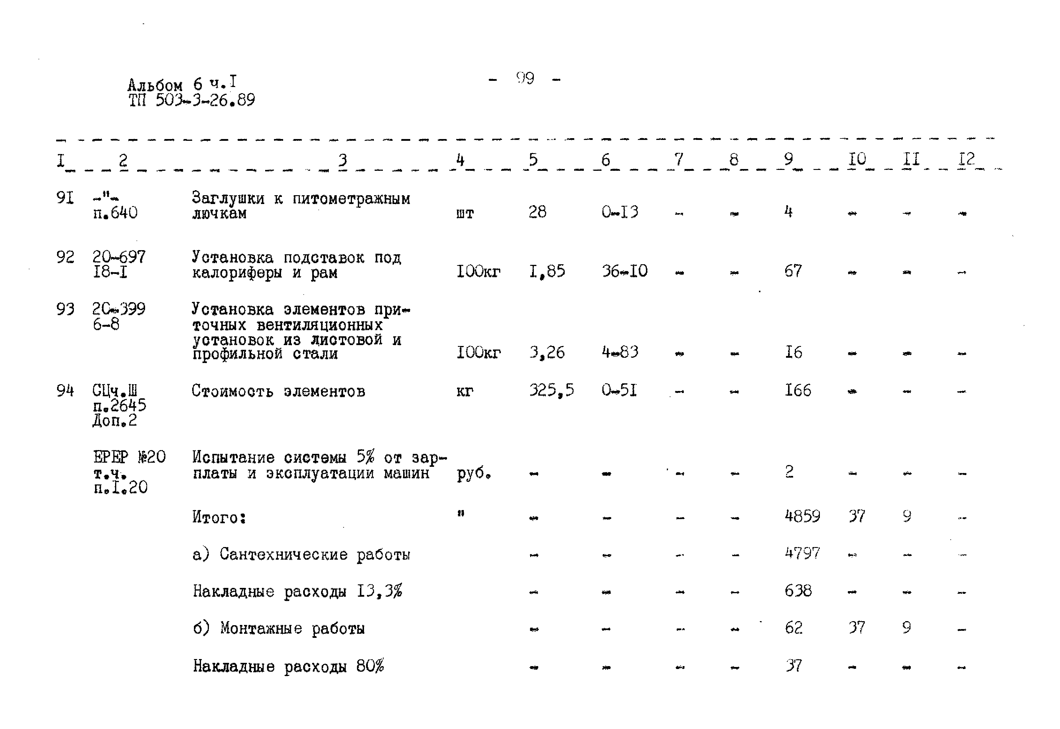 Типовой проект 503-3-26.89