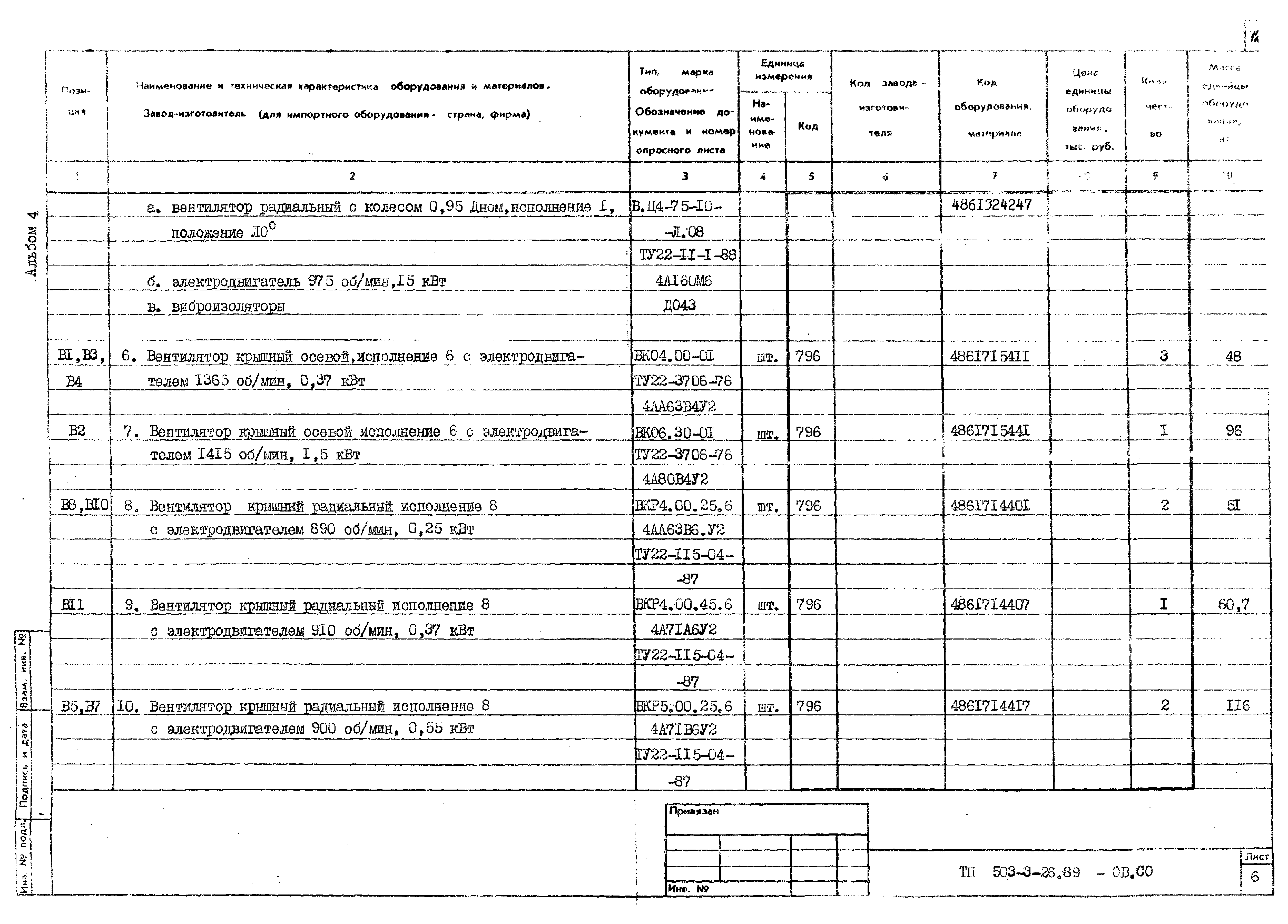 Типовой проект 503-3-26.89