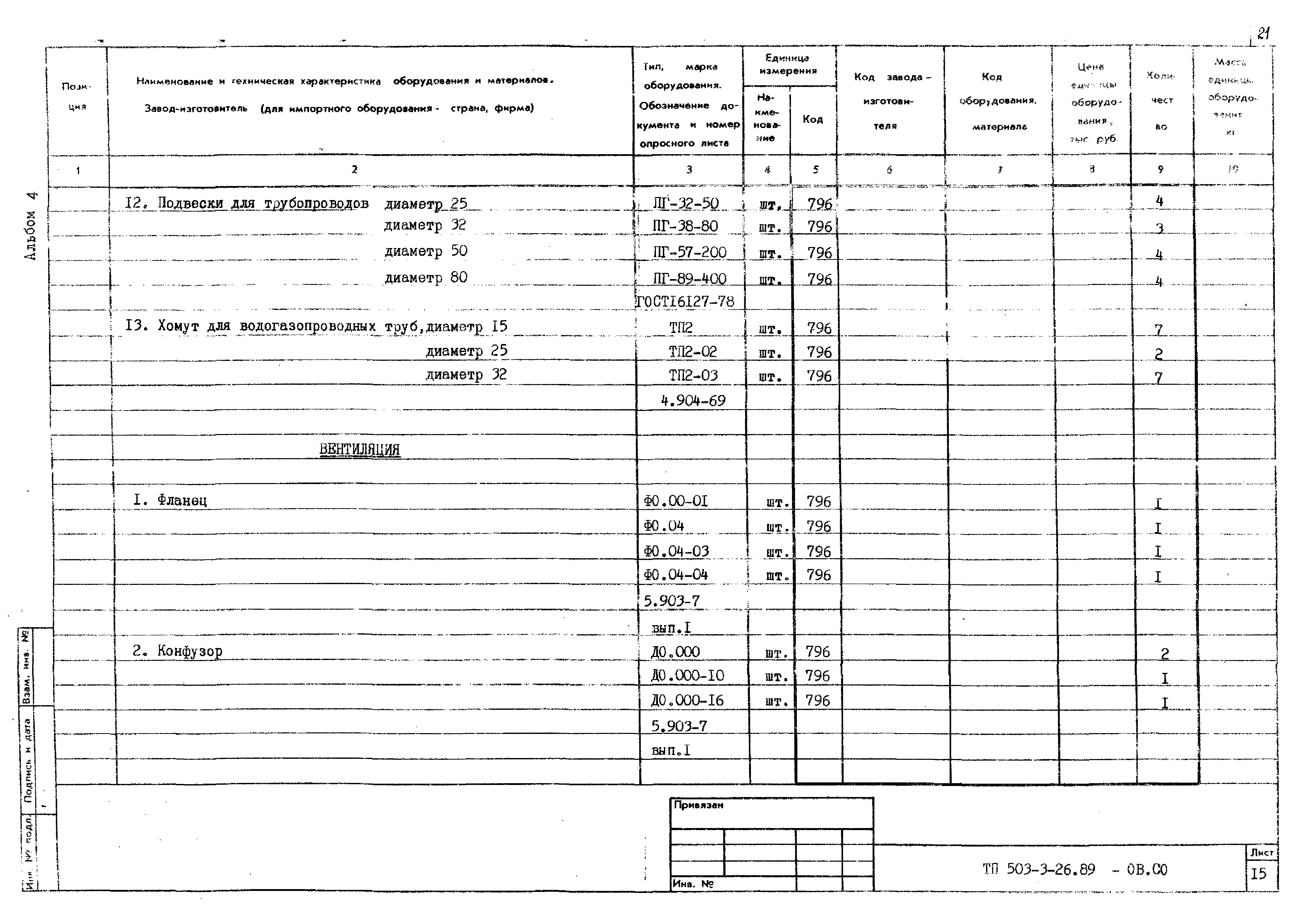 Типовой проект 503-3-26.89