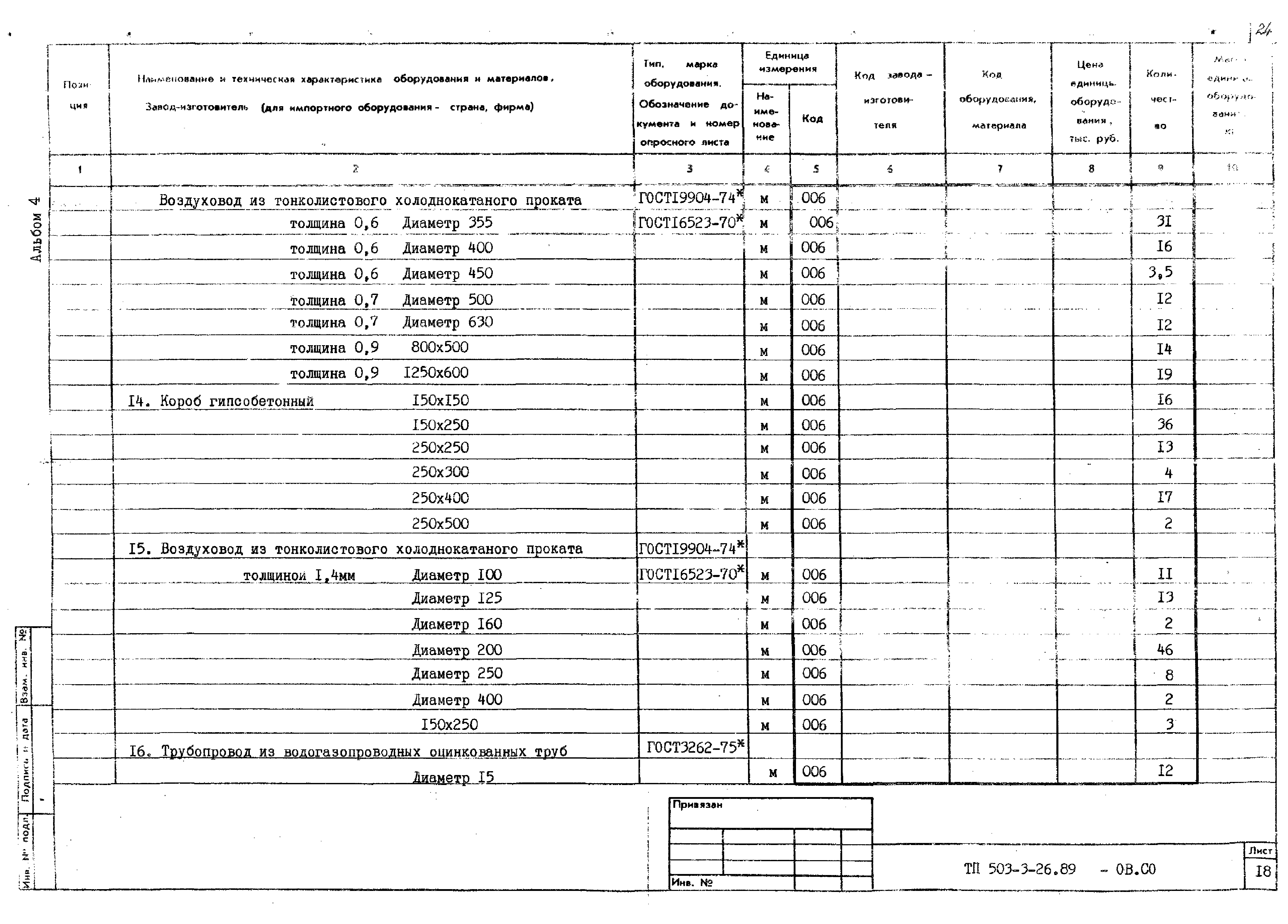 Типовой проект 503-3-26.89