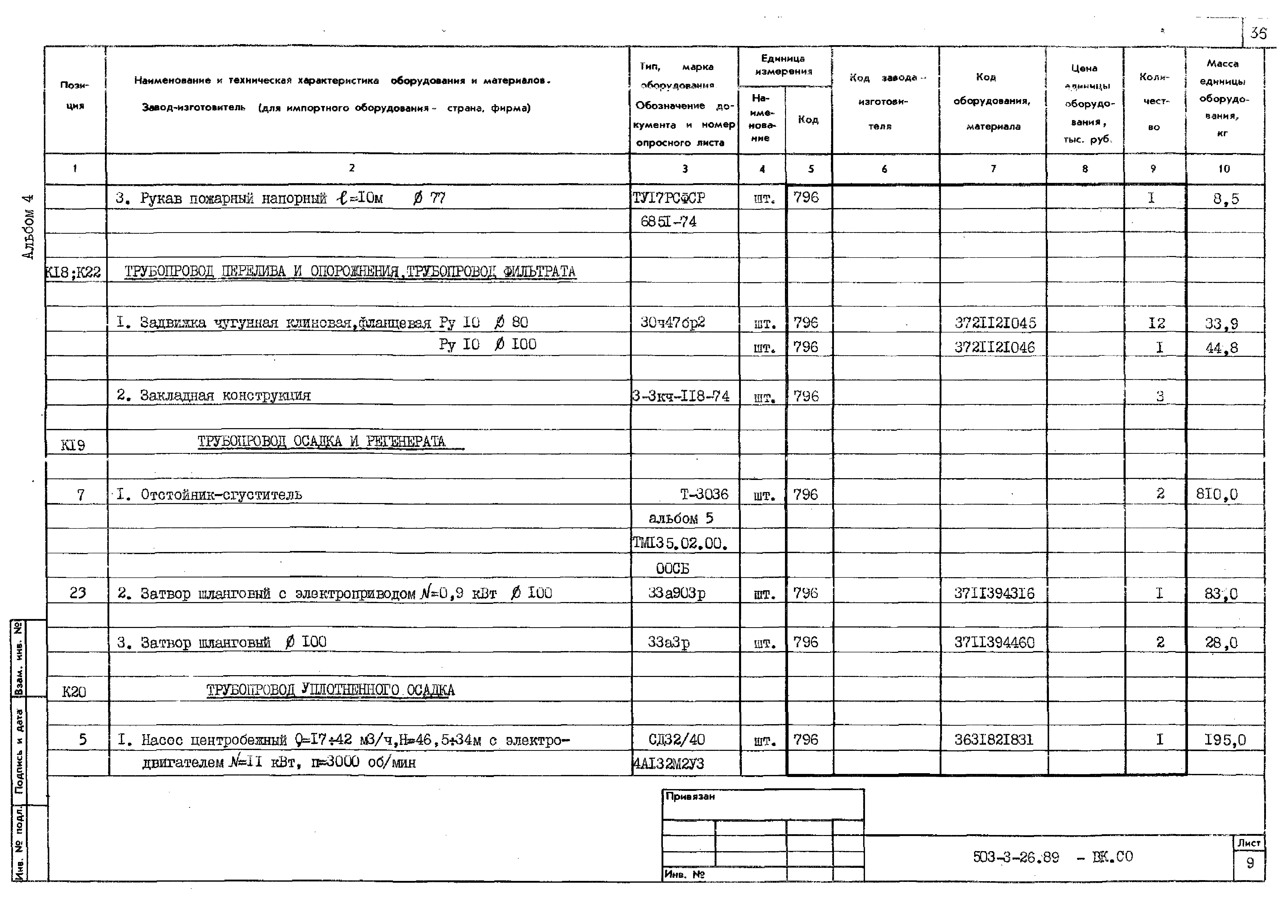 Типовой проект 503-3-26.89