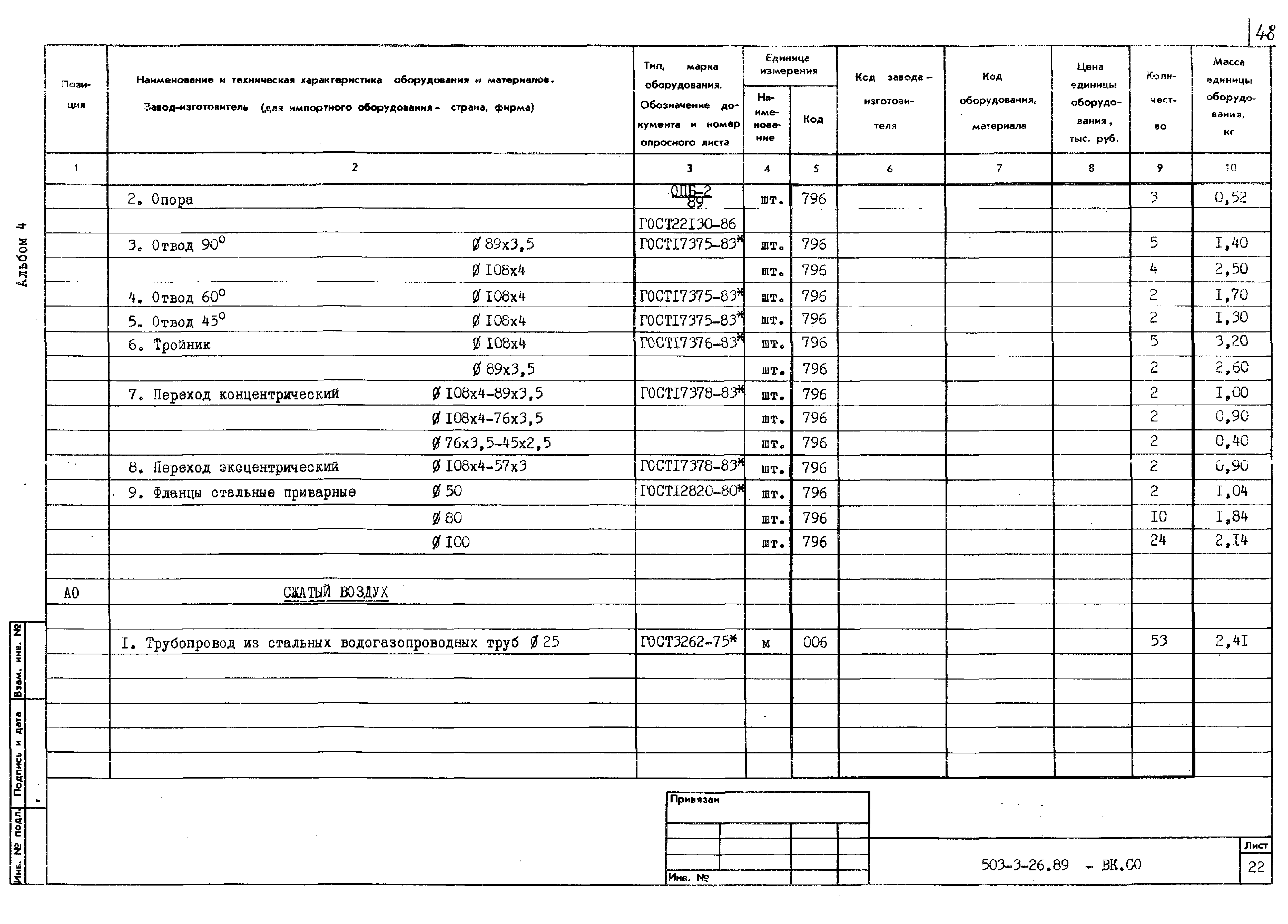 Типовой проект 503-3-26.89