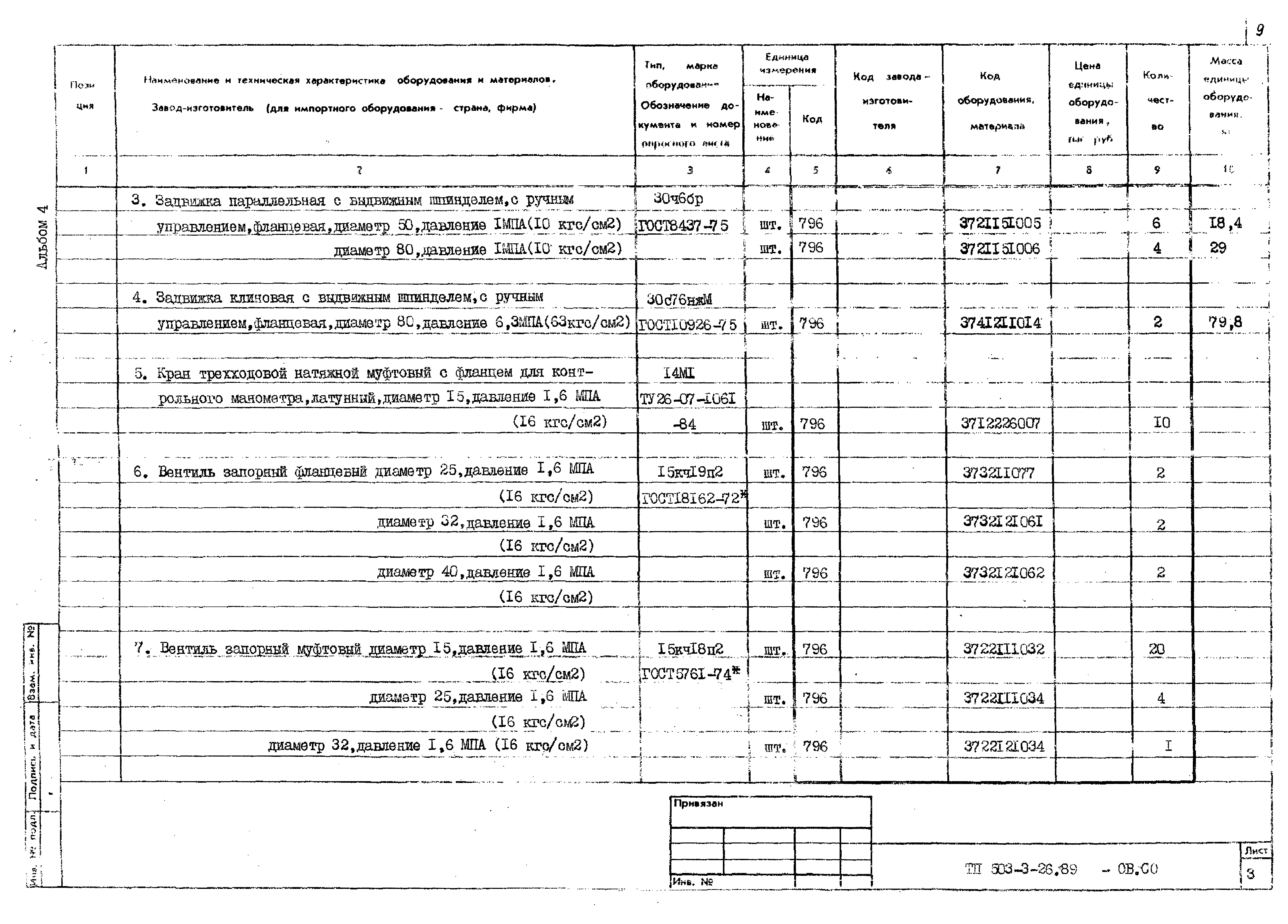 Типовой проект 503-3-26.89