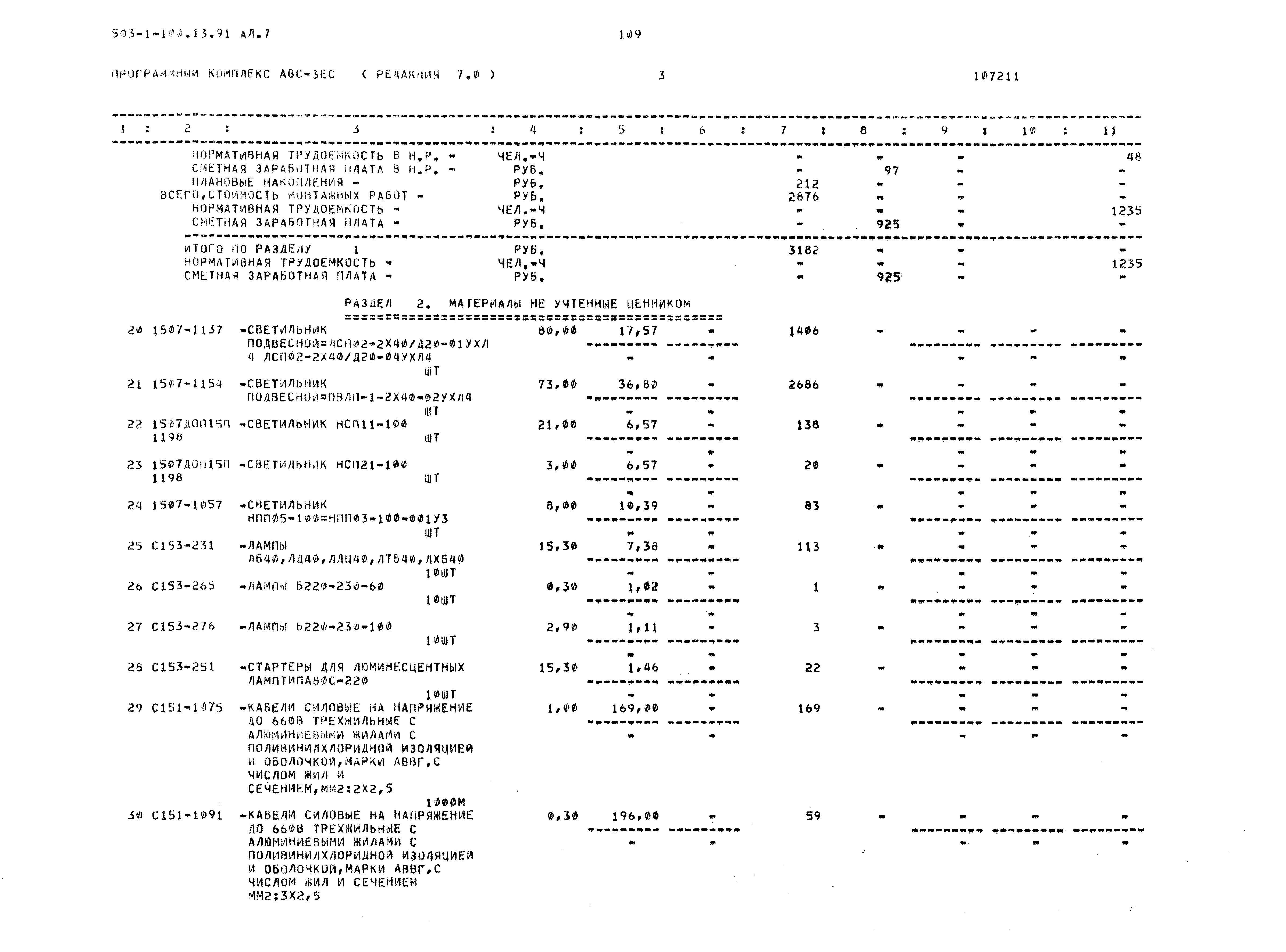 Типовой проект 503-1-100.13.91