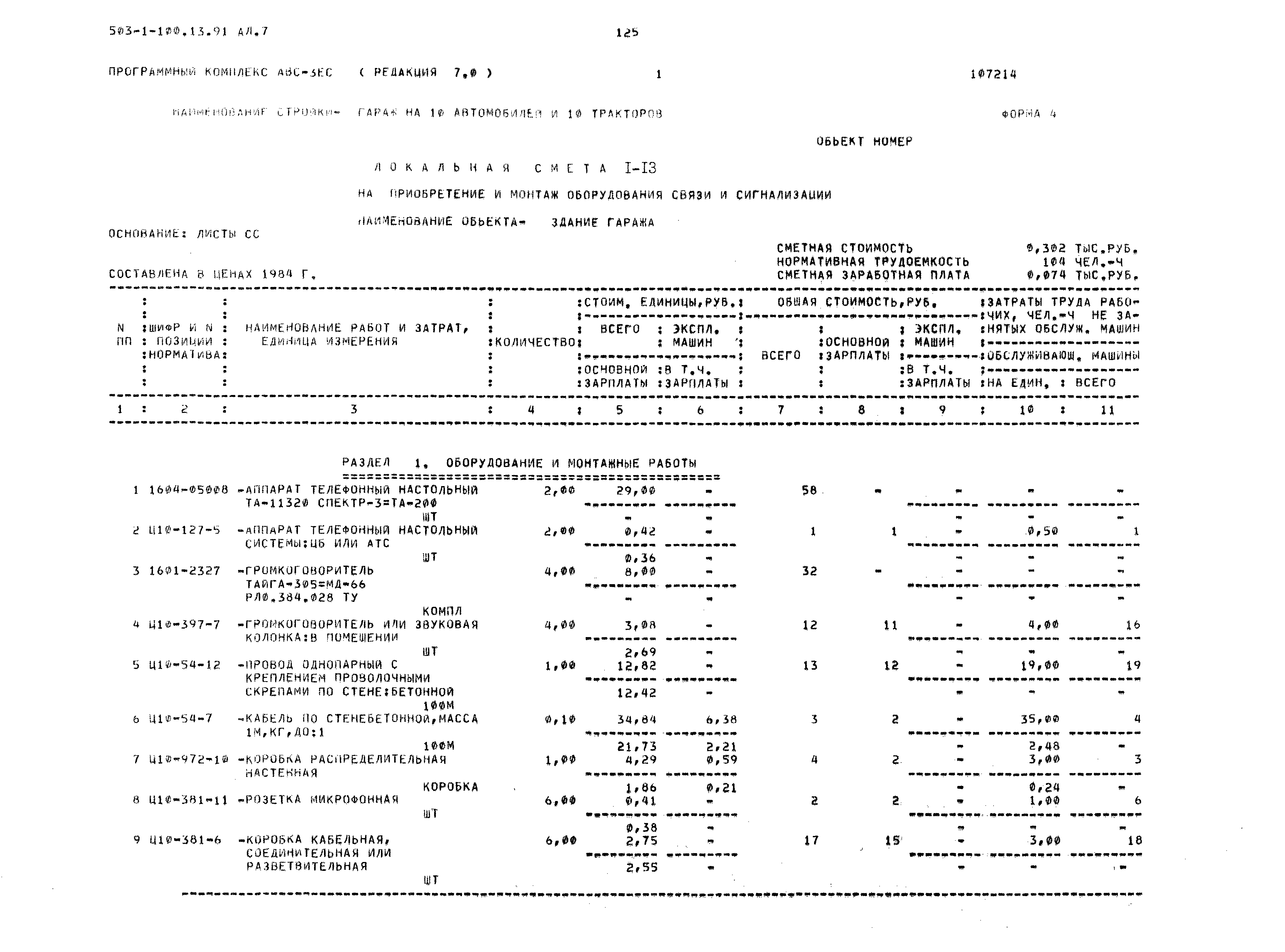 Типовой проект 503-1-100.13.91