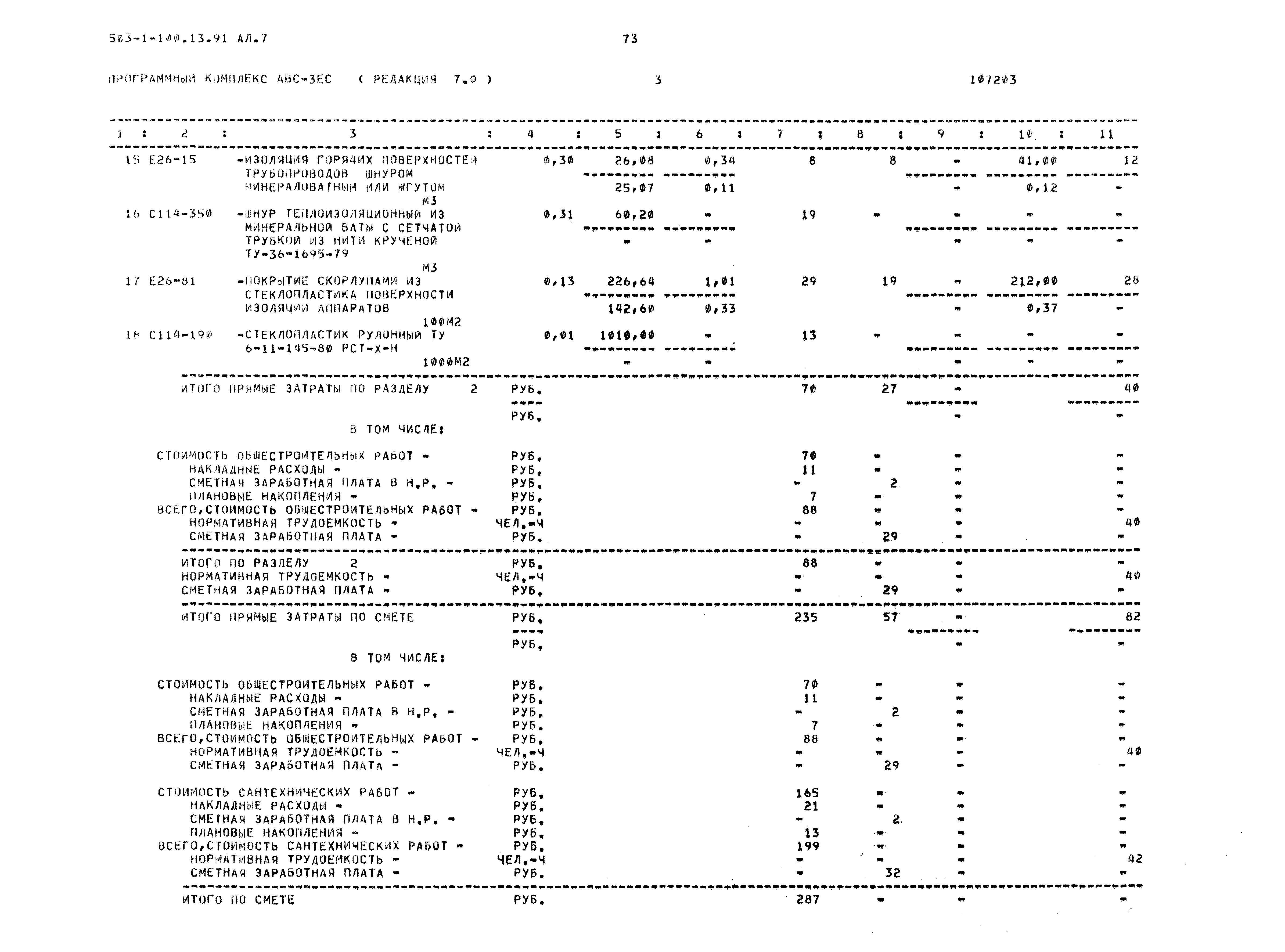 Типовой проект 503-1-100.13.91