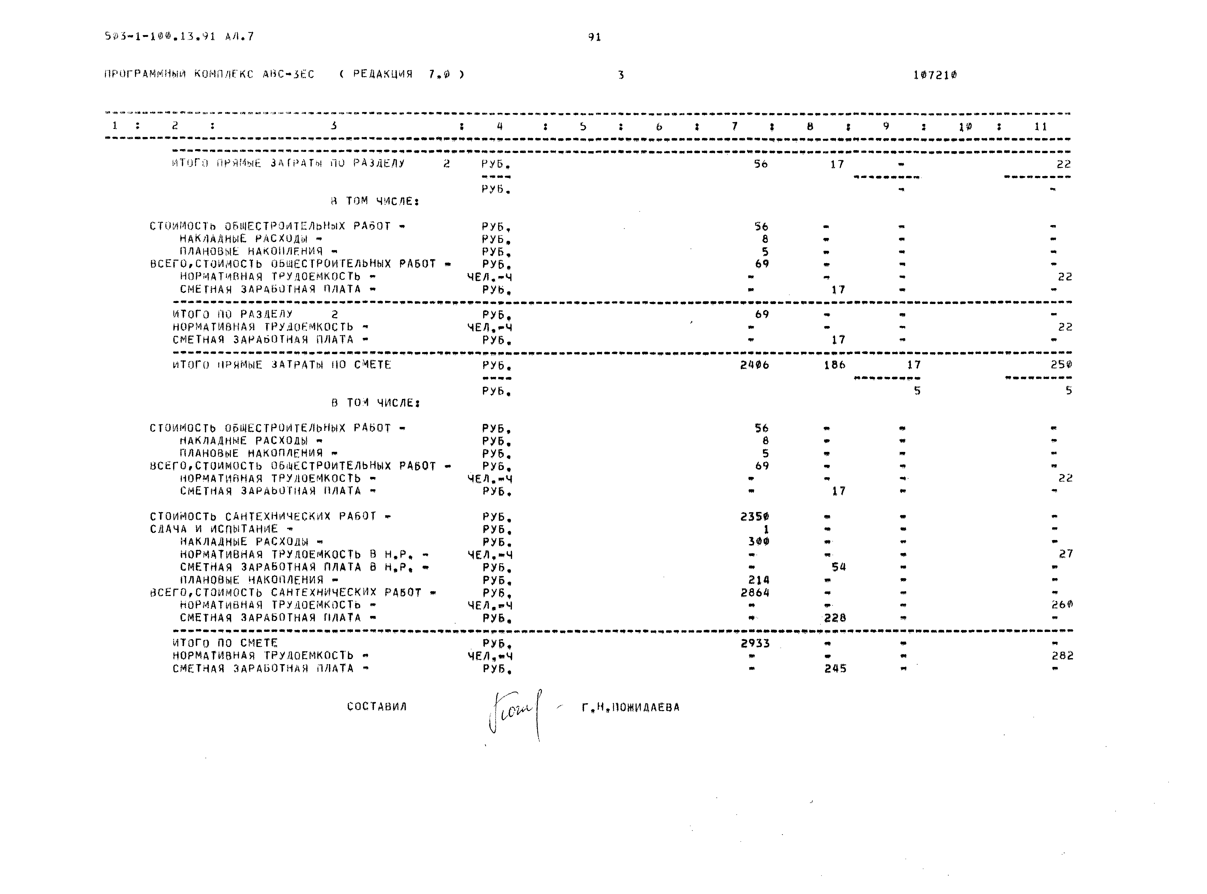 Типовой проект 503-1-100.13.91
