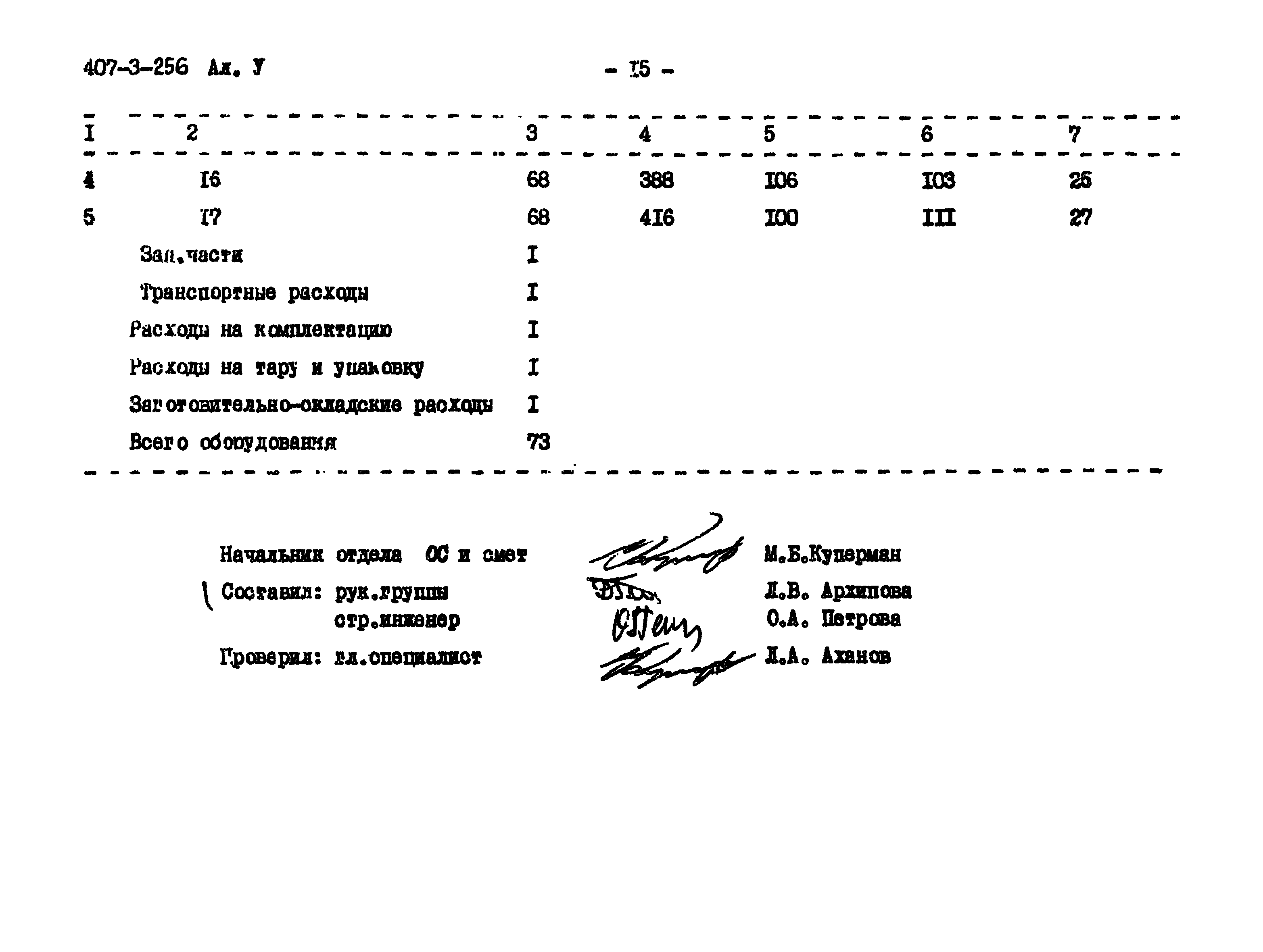 Типовой проект 407-3-256
