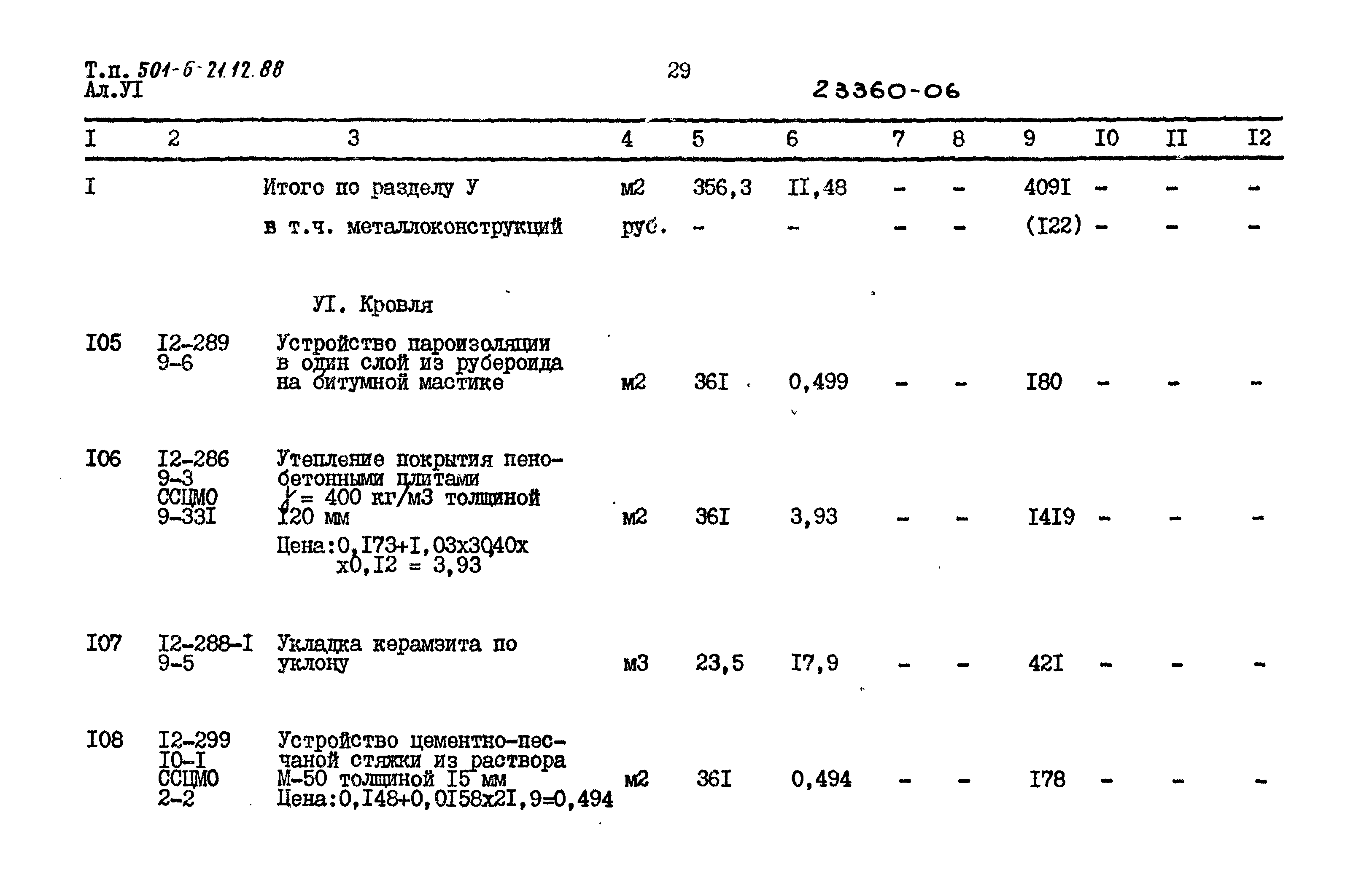 Типовой проект 501-6-21.12.88
