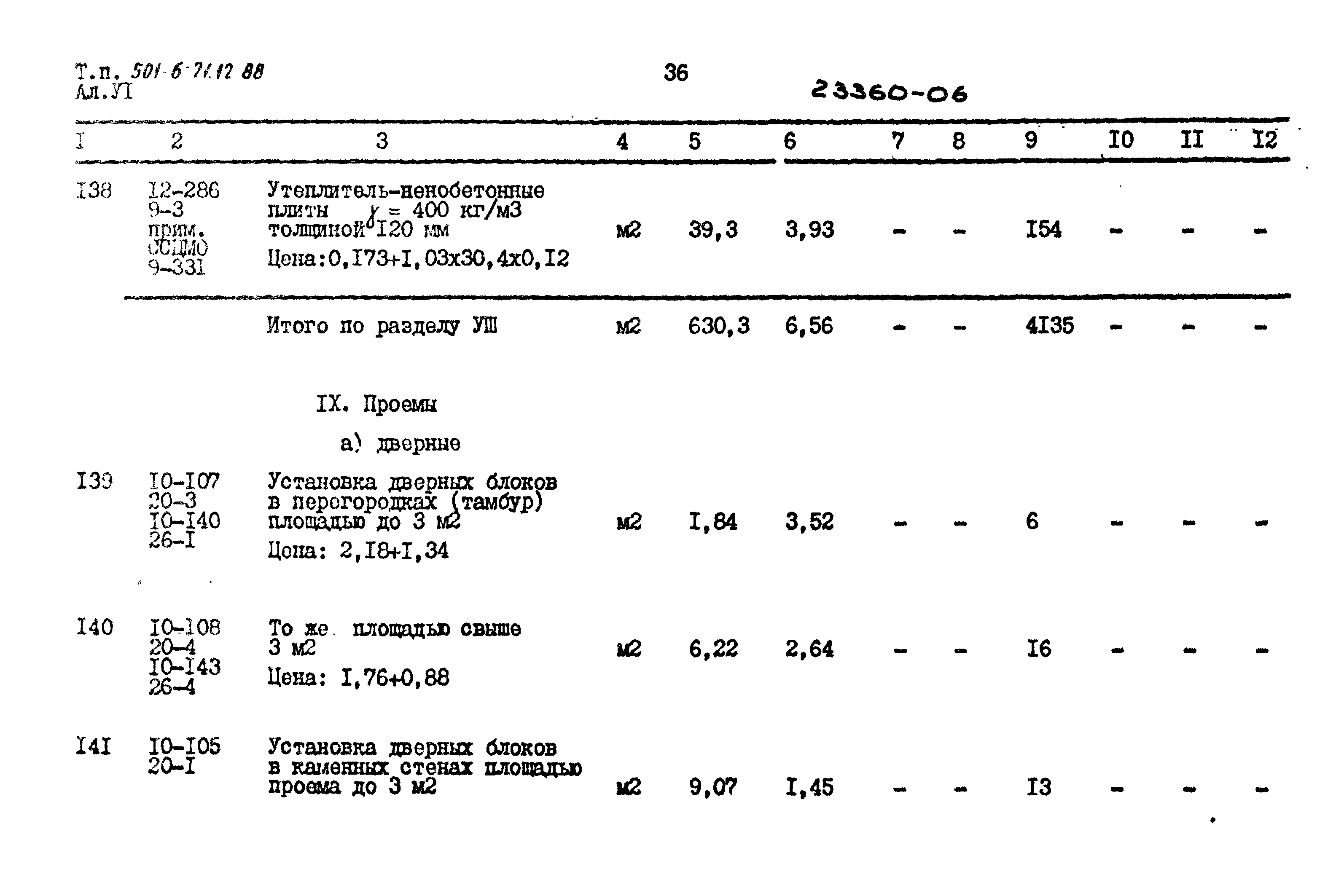 Типовой проект 501-6-21.12.88